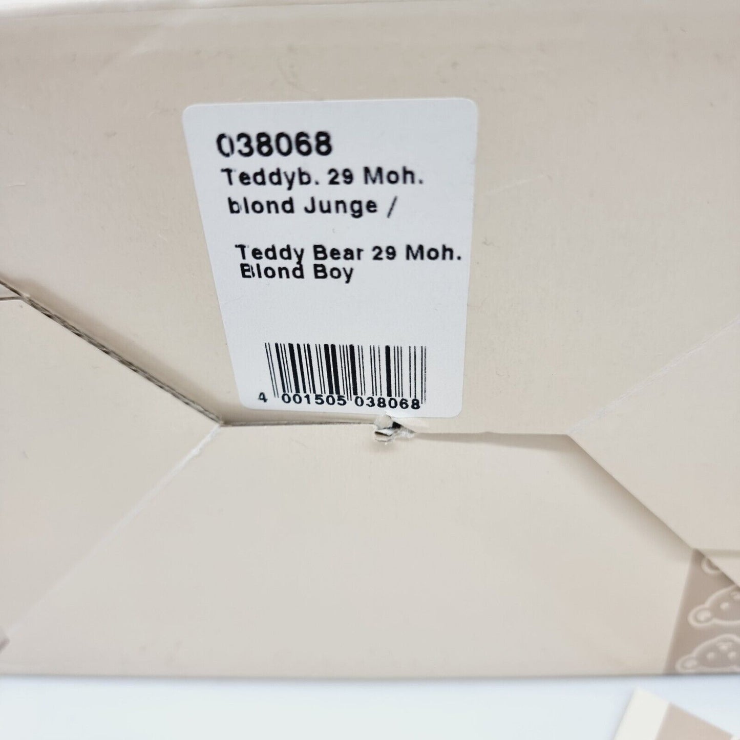 Steiff 038068 Teddybär Junge Hochzeitsgesellschaft 29 cm limitiert 500 Jahr 2007