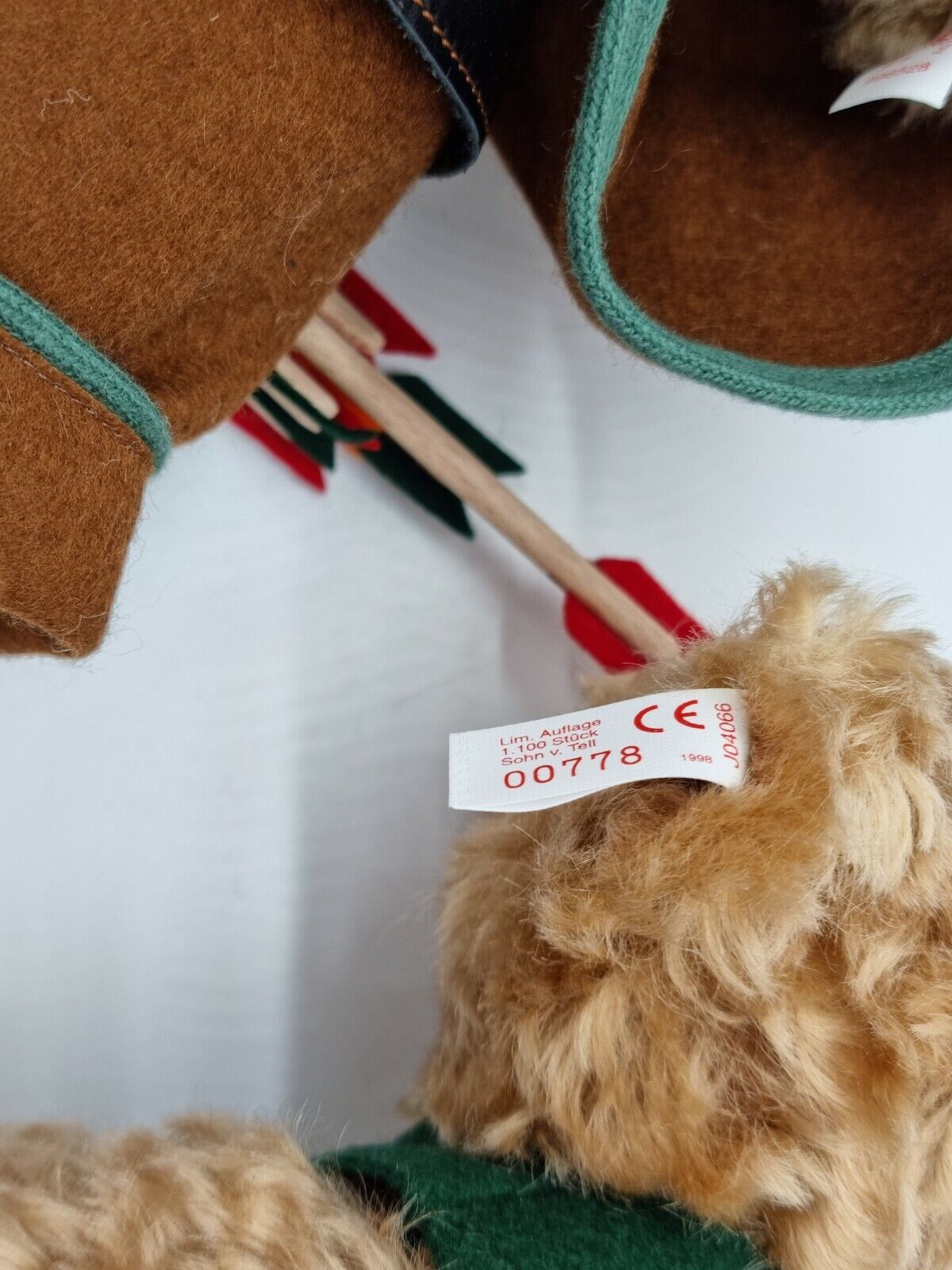 Steiff Wilhelm Tell mit Sohn 1998 für Märklin 996528 limitiert auf 1100