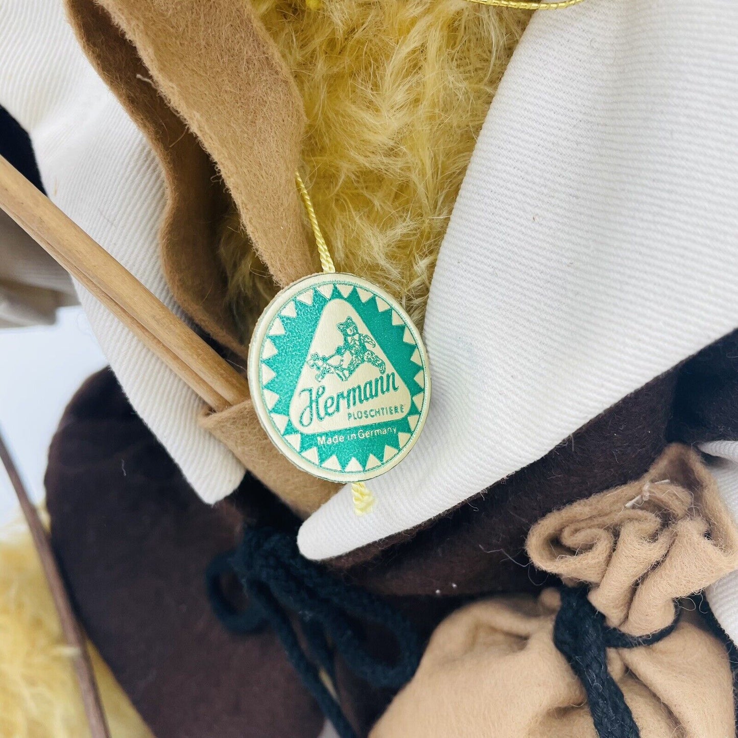 Hermann Coburg Teddybär Robin Hood limitiert 500 Europa Edition Mohair