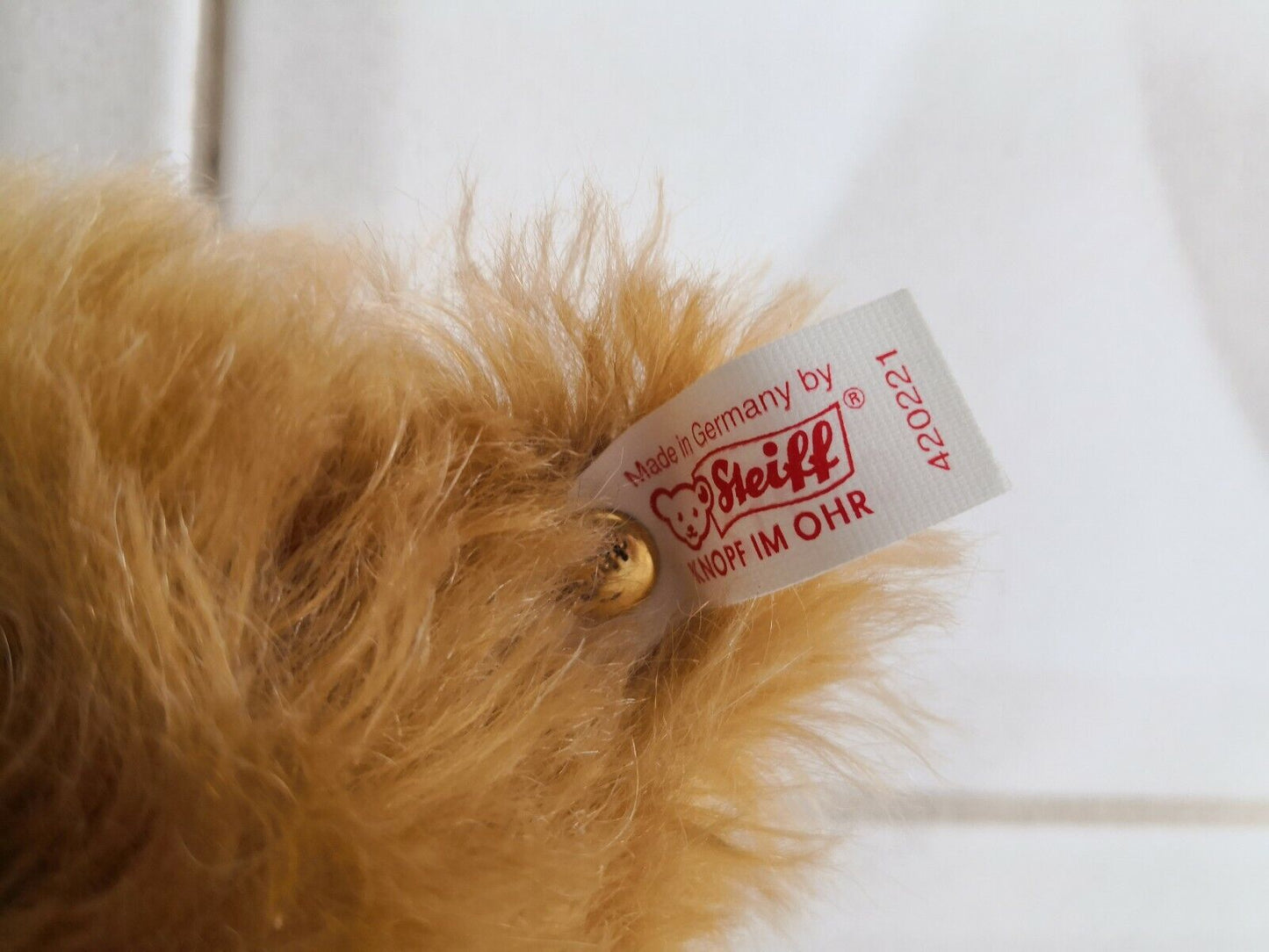 Steiff Teddy Jahrhundert Bär 2000 420221 neuwertig limitiert 33 cm Zertifikat