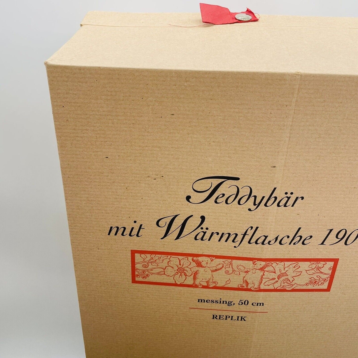Steiff Teddybär mit Wärmflasche 406621 limitiert 3000 aus 2001 50cm Mohair