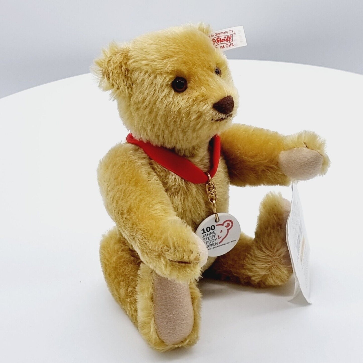 Steiff Geburtstags Teddybär Anniversary 671036 messing 27cm Zeitlimitierung 2002