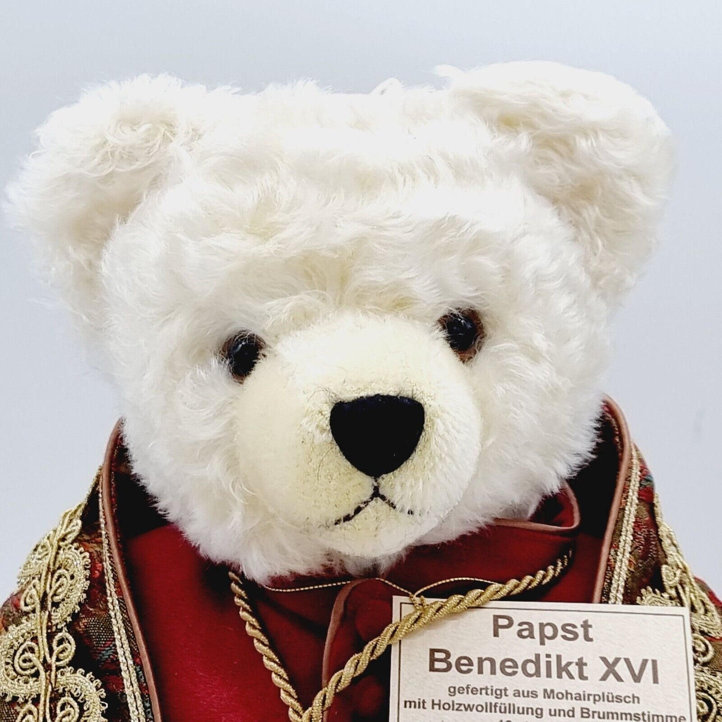 Hermann Coburg Teddybär Papst Benedikt XVI Ratzinger limitiert 265 42 cm