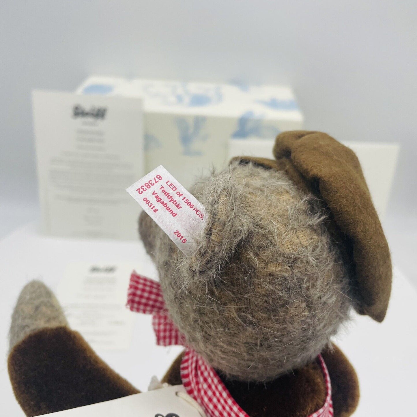 Steiff Teddybär Vagabund 673832 limitiert 1500 aus 2015 30cm Mohair