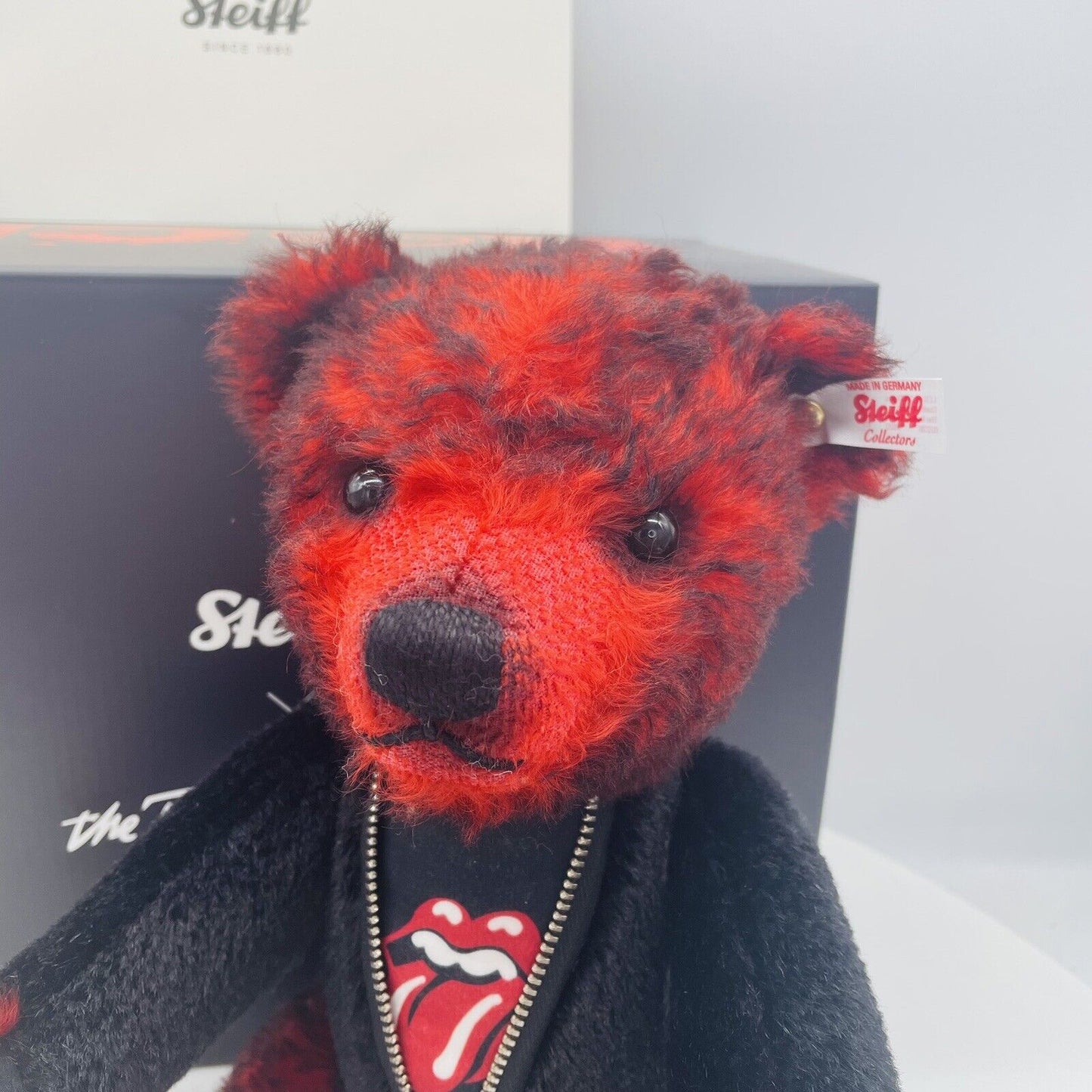 Steiff Teddybär Rocks! The Rolling Stones 355967 limitiert 3000 aus 2023 35cm