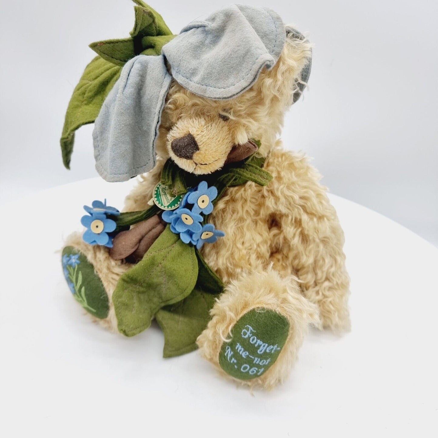 Hermann Coburg Teddybär Blumenkinder Vergissmeinnicht limitiert 500