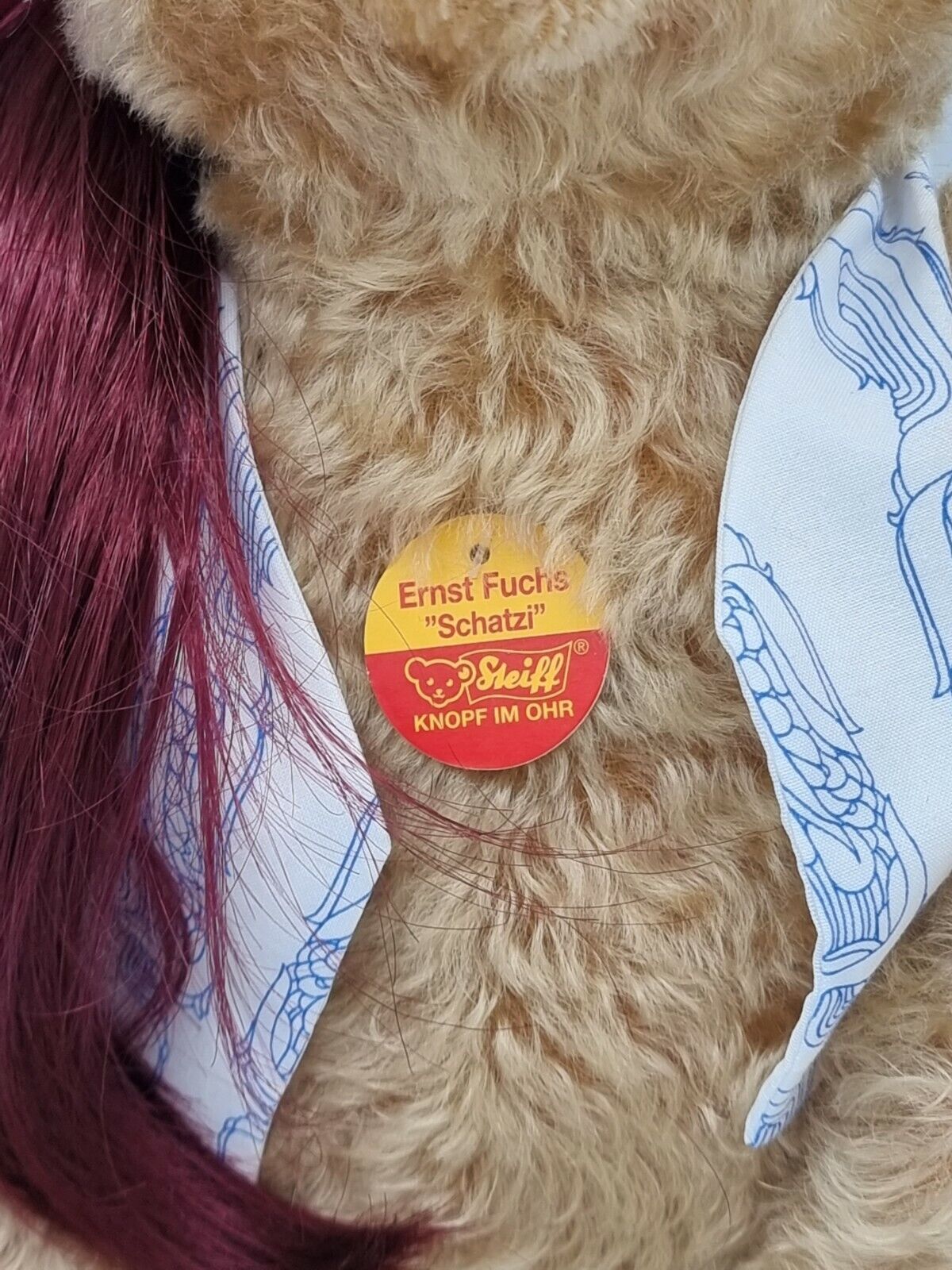 Steiff Teddybär Ernst Fuchs Schatzi Ars Mundi EAN 994609 Zertifikat OVP L.E.D