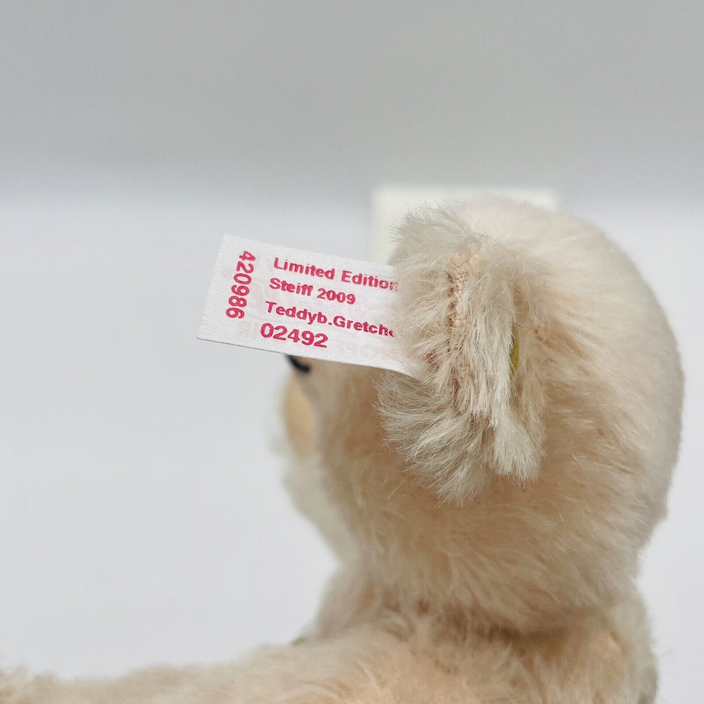 Steiff Event Teddybär 2009 Gretchen 420986 limitiert 2009 21cm Mohair
