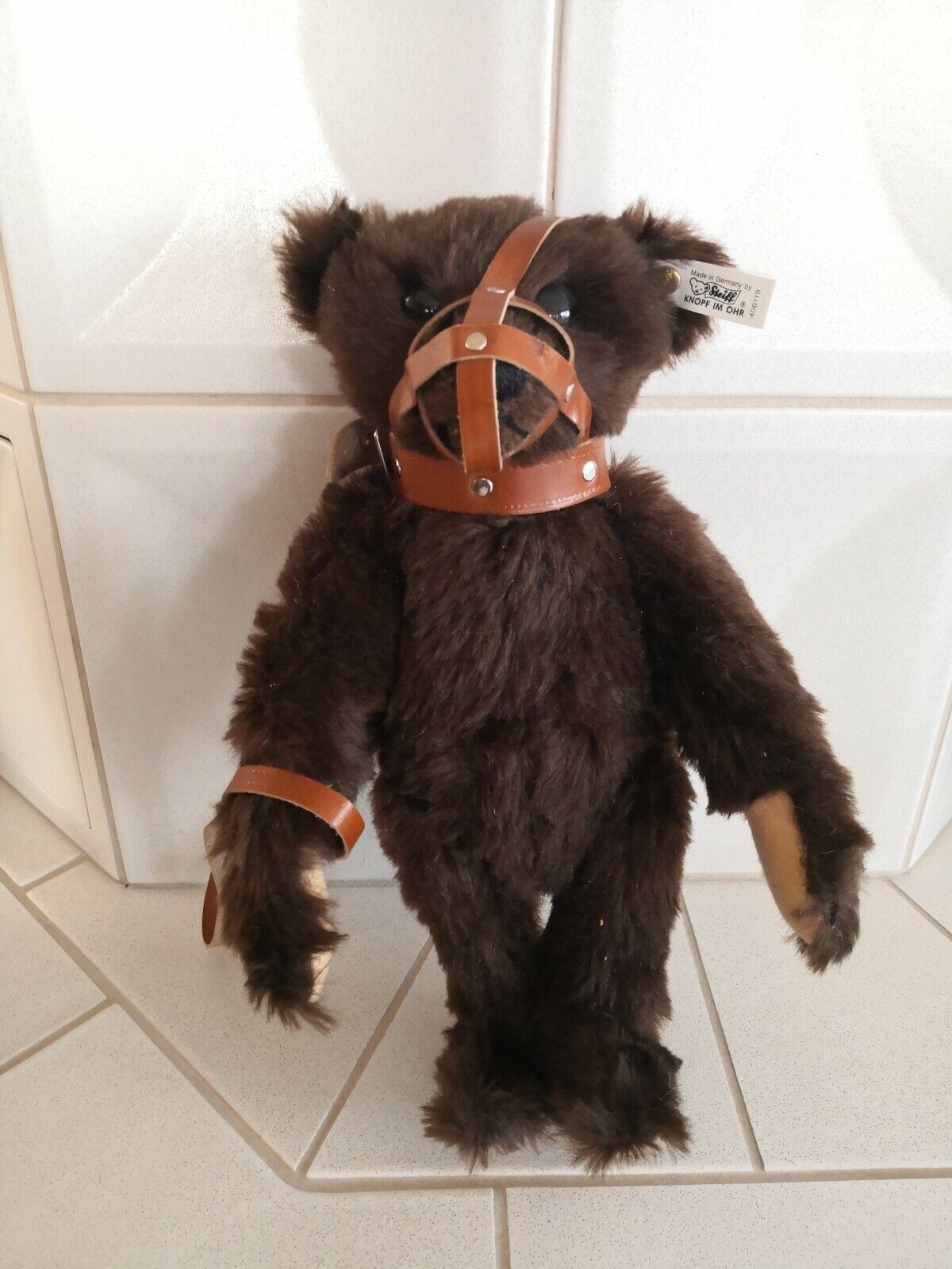 Steiff 406119 "Maulkorb Teddy" Top Zustand limitiert