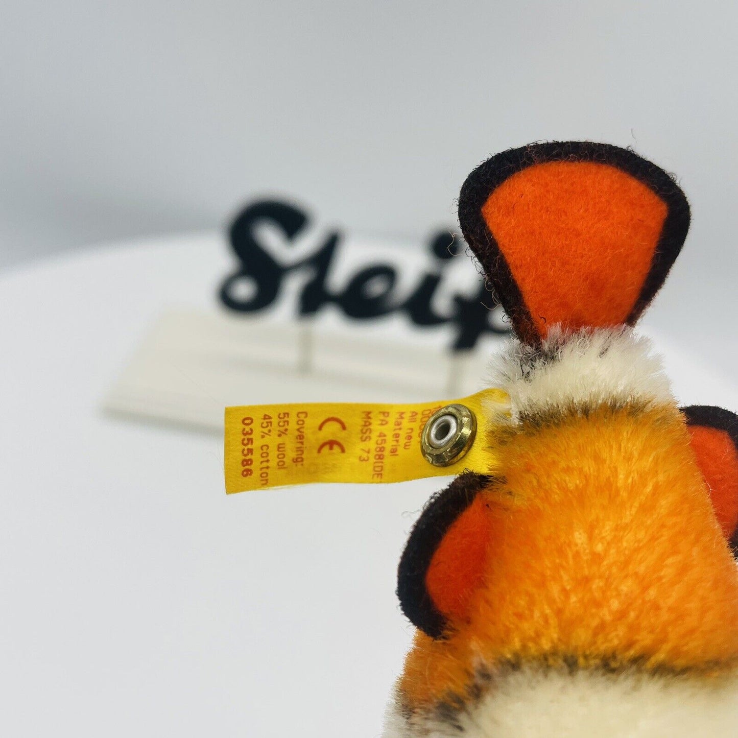 Steiff Oko Clownfisch 035586 Mohair 11cm