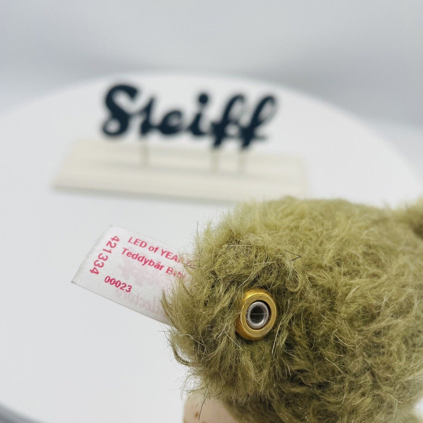 Steiff Event Teddybär Bubi 421334 limitiert 2015 aus 2015 21cm Mohair