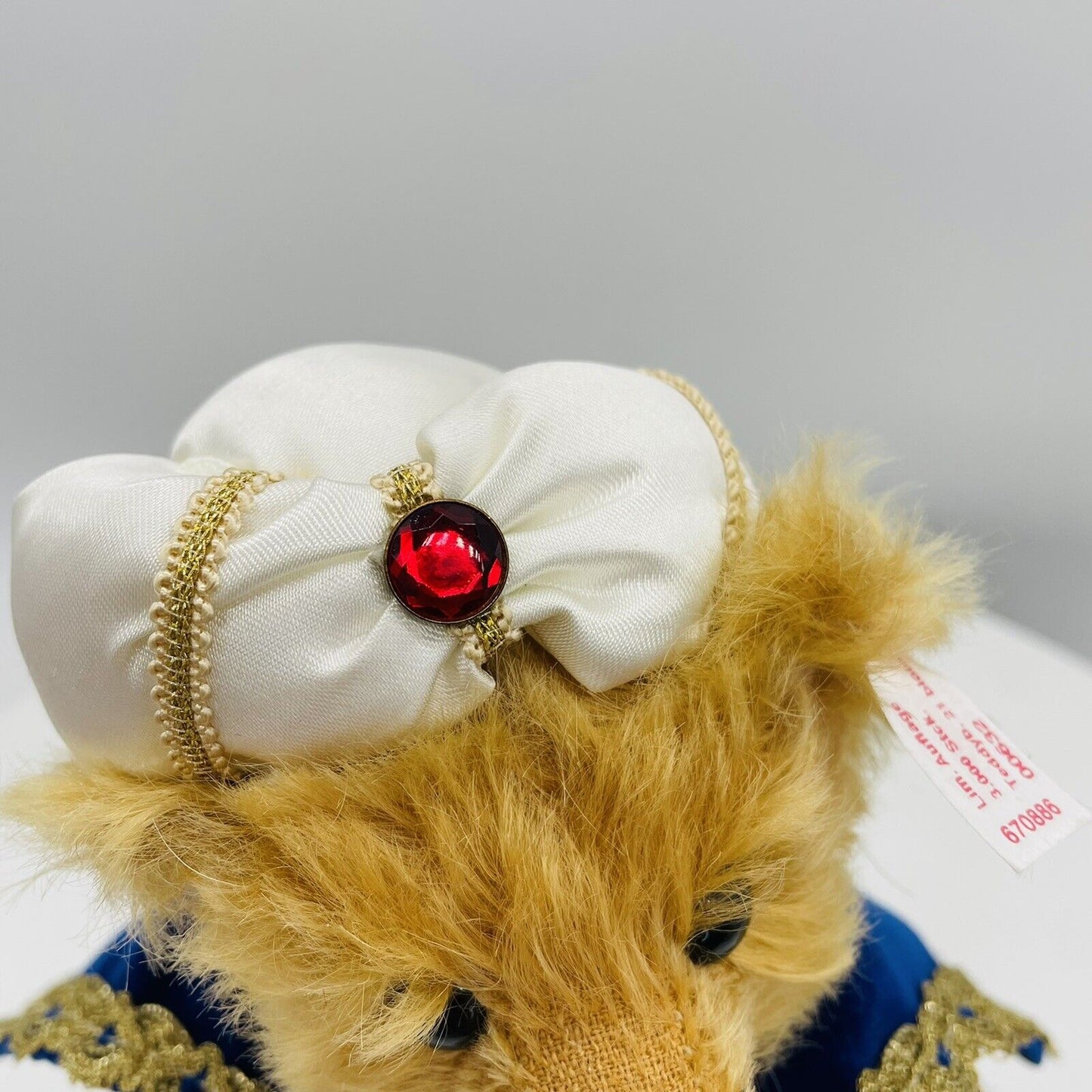 Steiff Teddy mit Eselchen 670886 limitiert 3000 aus 2001 21cm Mohair