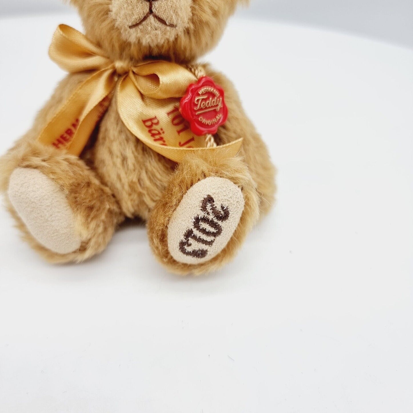 Hermann Teddy Original 101 Jahre Bärenliebe 13 cm Jahresteddybär 2013
