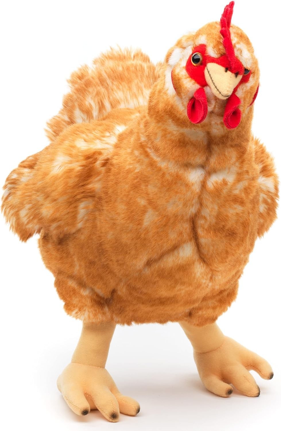 Uni-Toys Henne mit Ei braun 37 cm Plüsch-Huhn Vogel Plüschtier Kuscheltier