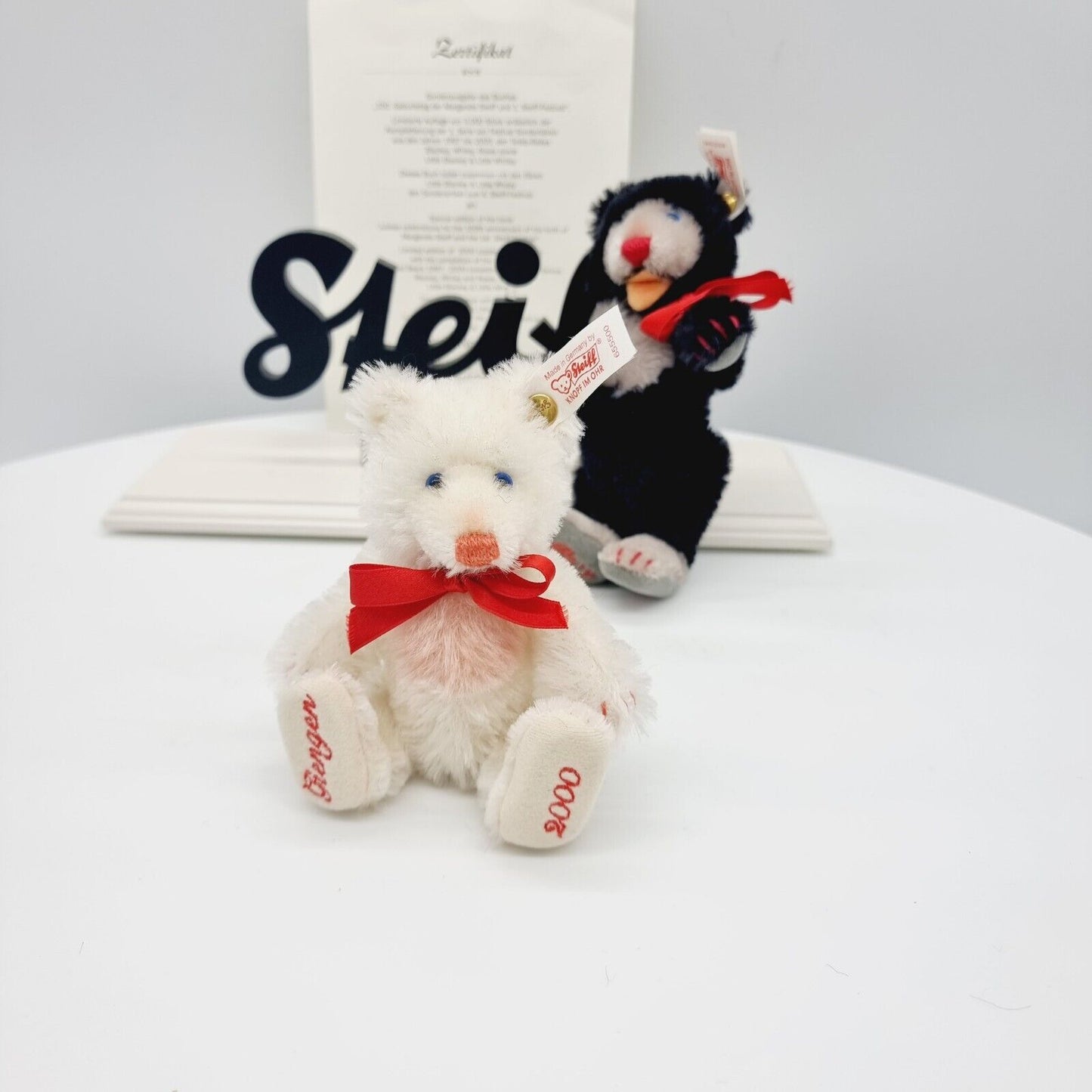 Steiff 655500 Little Blackey & Little Whitey 4. Steiff Festival Teddybären