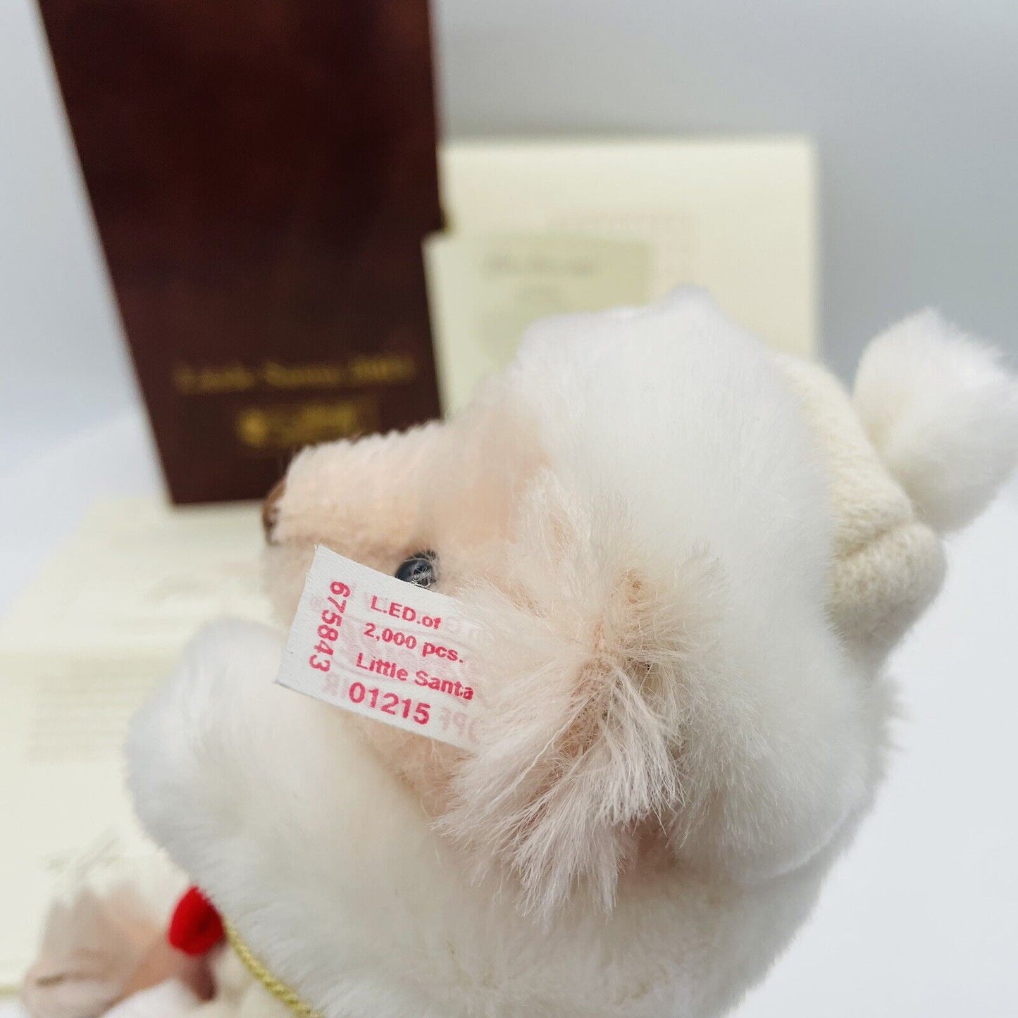 Steiff Teddybär Little Santa 2003 675843 limitiert 2000 aus 2003 20cm Mohair