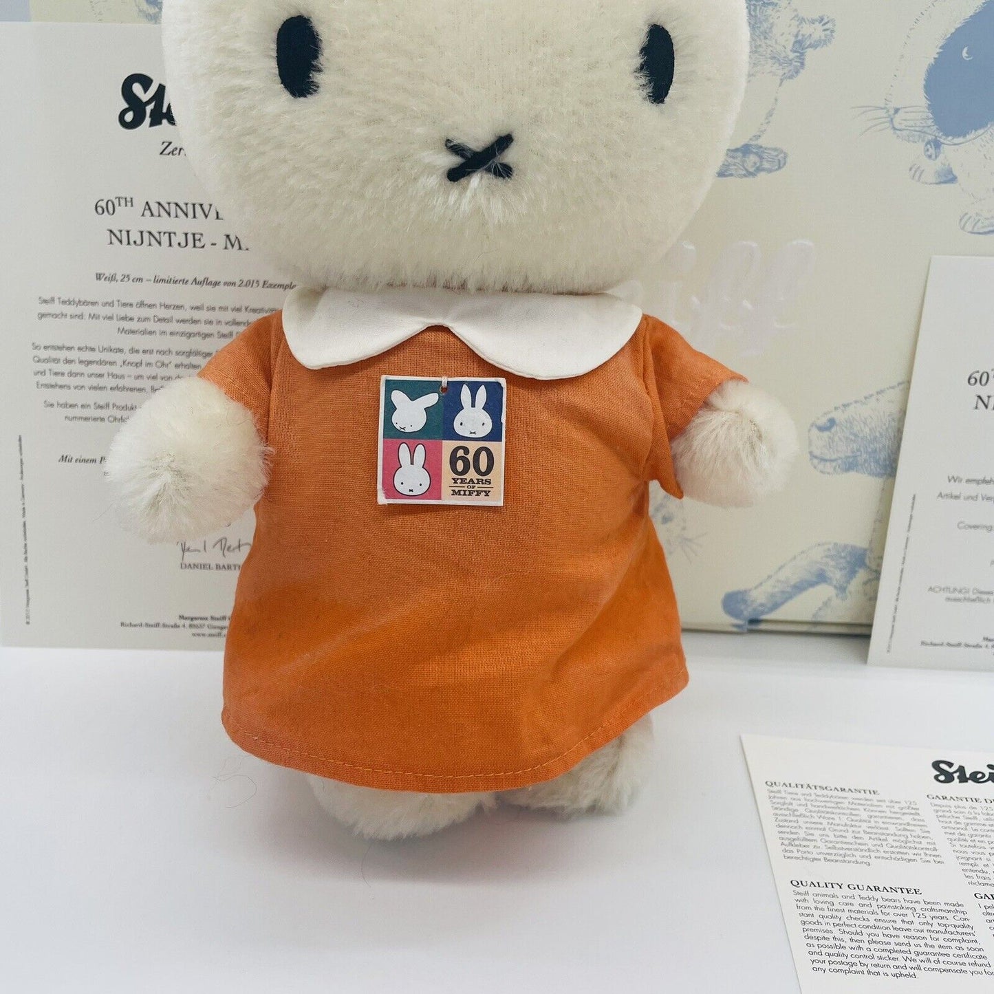 Steiff Nintje - Miffy 354618 aus Hello Kitty limitiert 2015 25cm Mohair 25cm