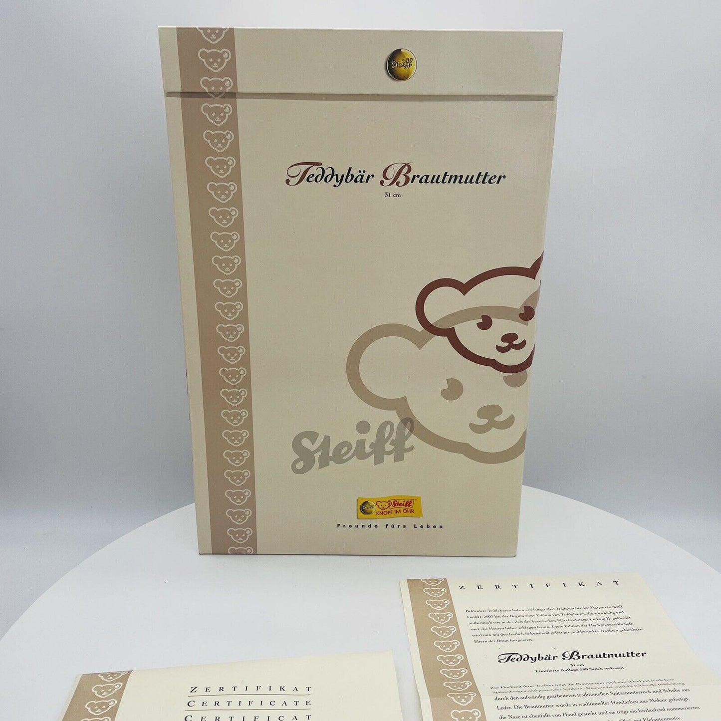 Steiff Brautmutter 038075 aus der Hochzeitsgesellschaft limitiert 500 31cm