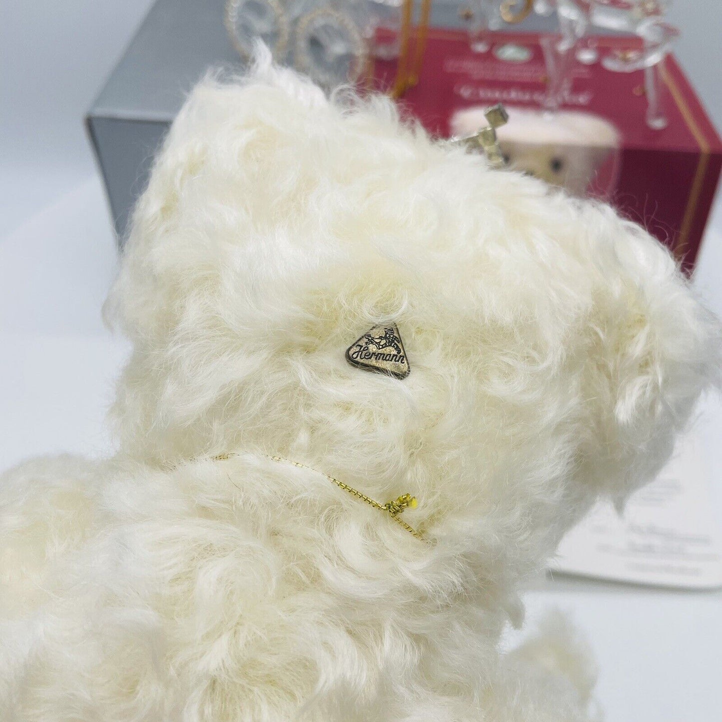 Hermann Coburg Teddybär Cinderella Aschenputtel mit Kristallkutsche lim. 495