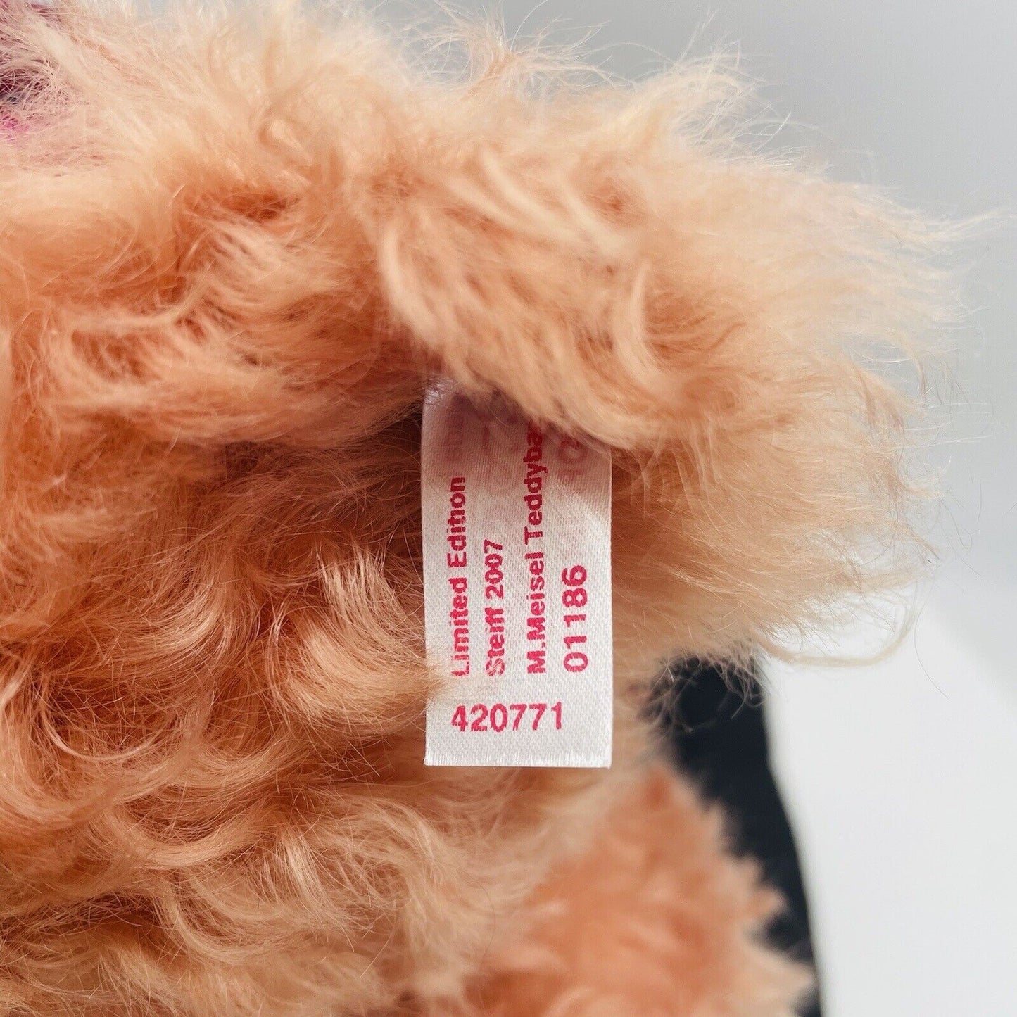 Steiff Teddybär Marianne Meisel mit Filzblumen 420771 limitiert aus 2007 40cm