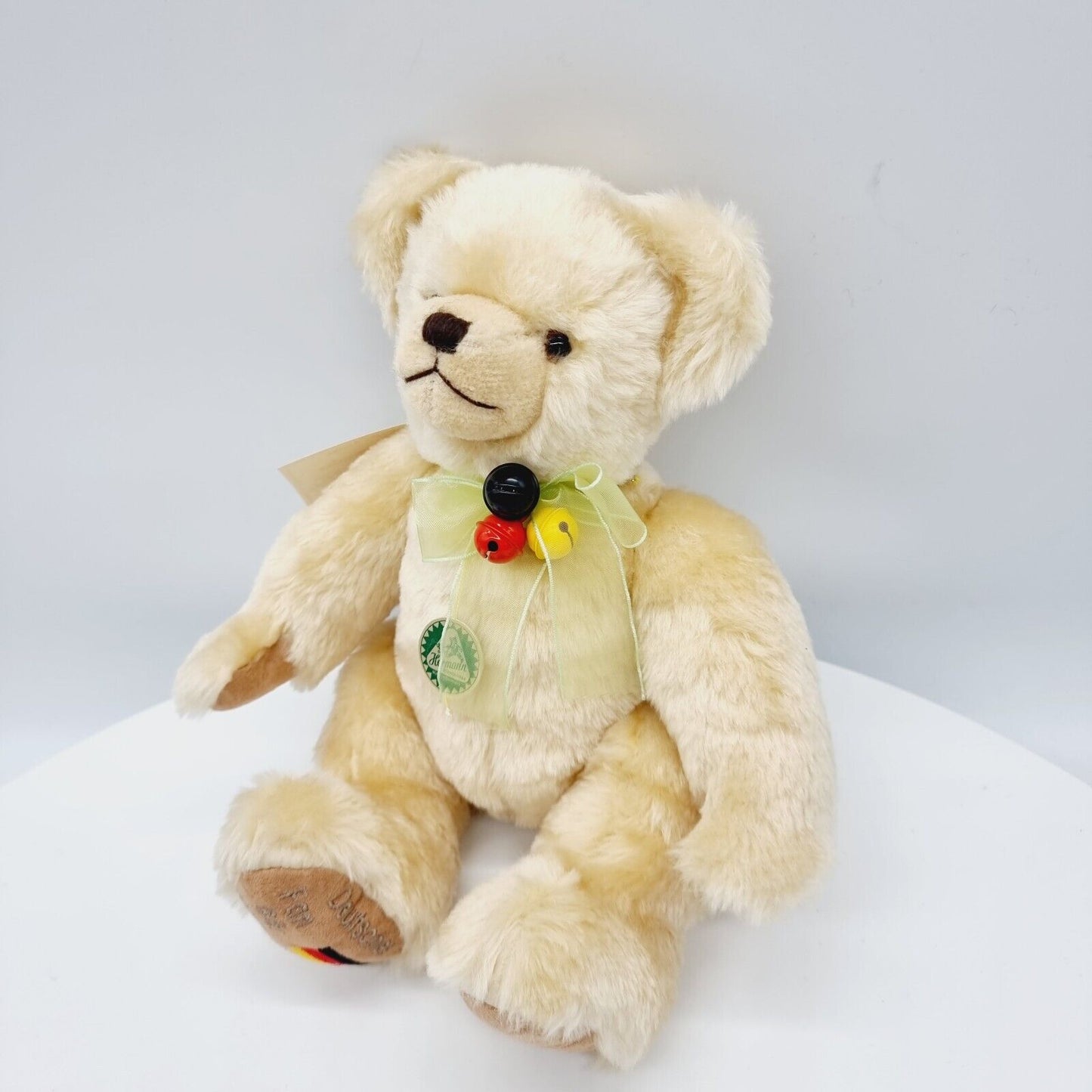 Hermann Schmuseweicher Deutscher Fan Teddybär Wattefüllung limitiert 111 Stück