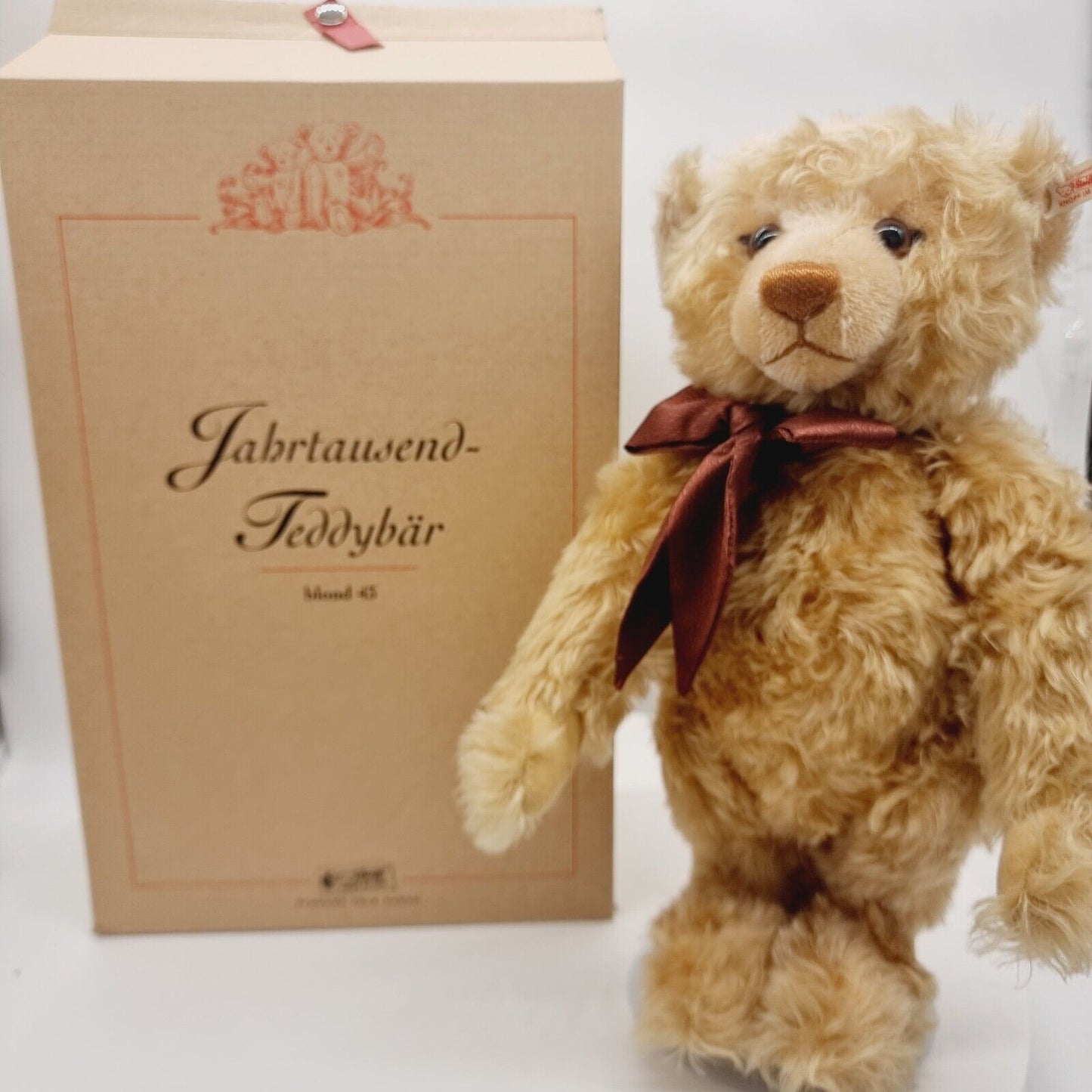 Steiff 670374 Jahrtausend Teddybär blond 43 cm limitiert bis Ende 1999 blond