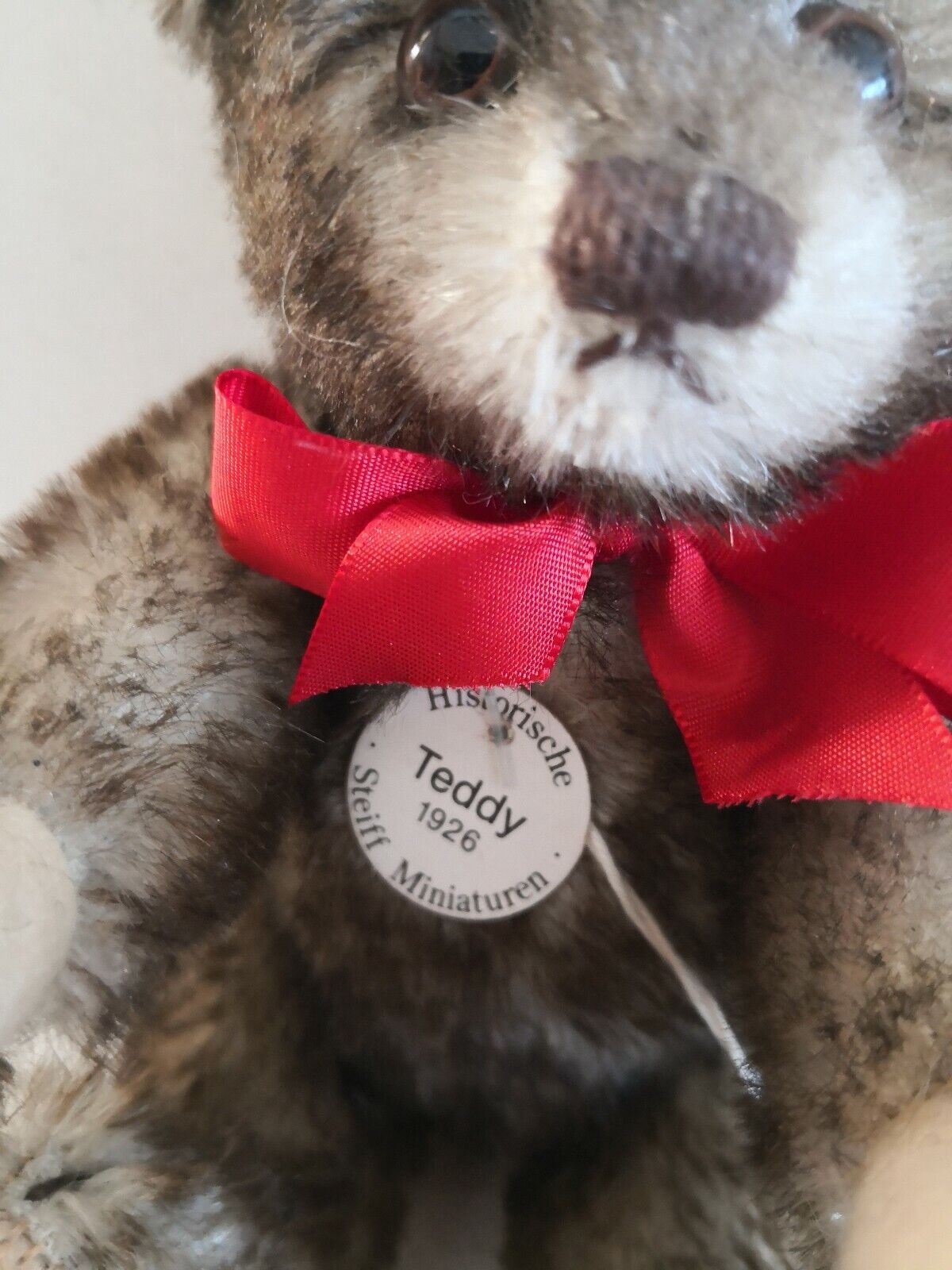 Steiff Tier 029271 Historische Miniaturen 1926 Replika Teddy 17 cm. Top Zustand