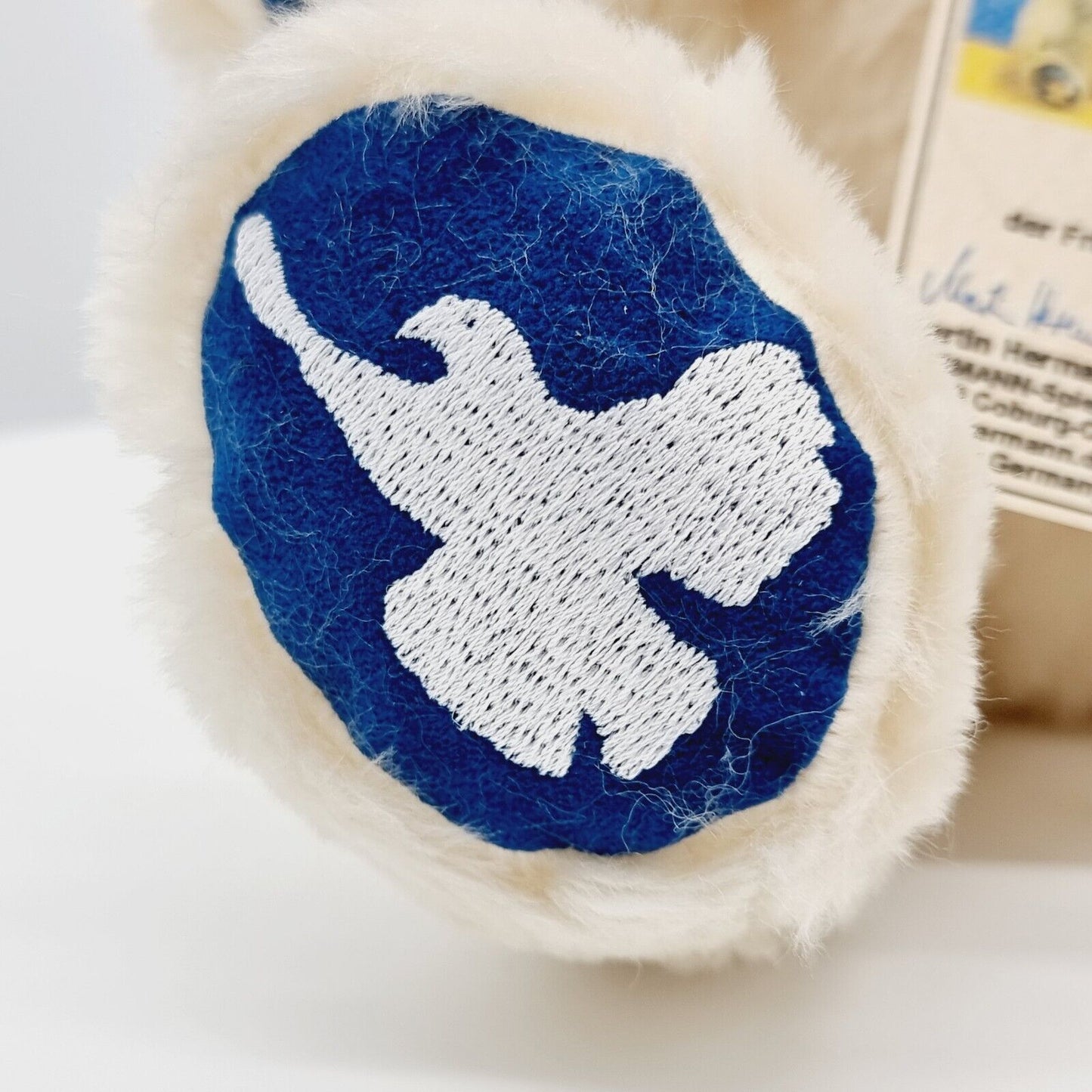 Hermann Kleiner Friedensbotschafter Ukraine Teddybär "Give peace a chance" 33cm