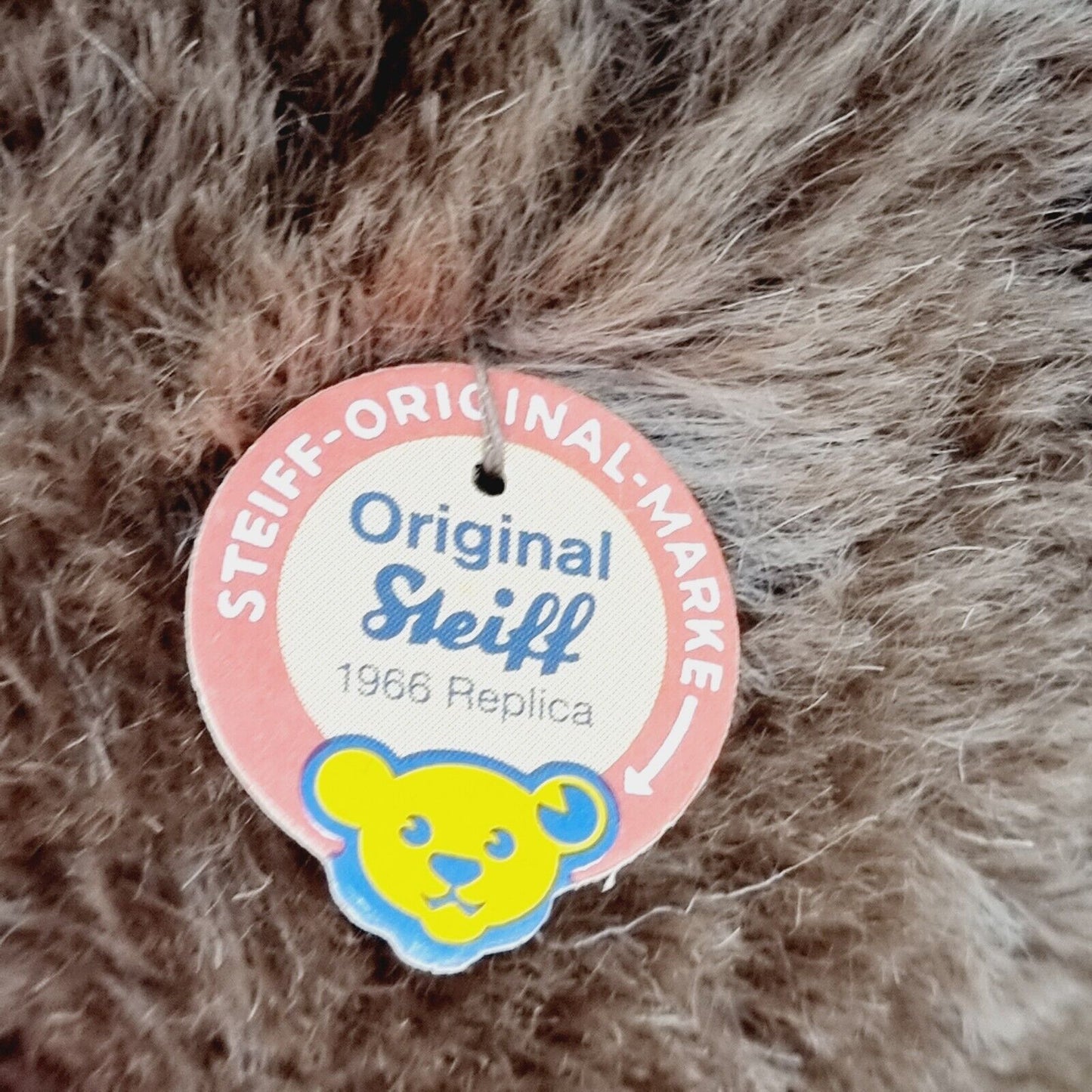998935 Steiff Teddybär 1966 Replika 1996/97 41 cm caramel limitiert Kippstimme