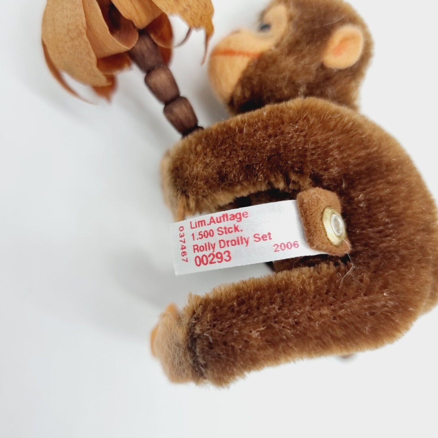 Steiff 037467 Austausch-Set Rolly Drolly 2006 limitiert 1500 Teddybär und Affe