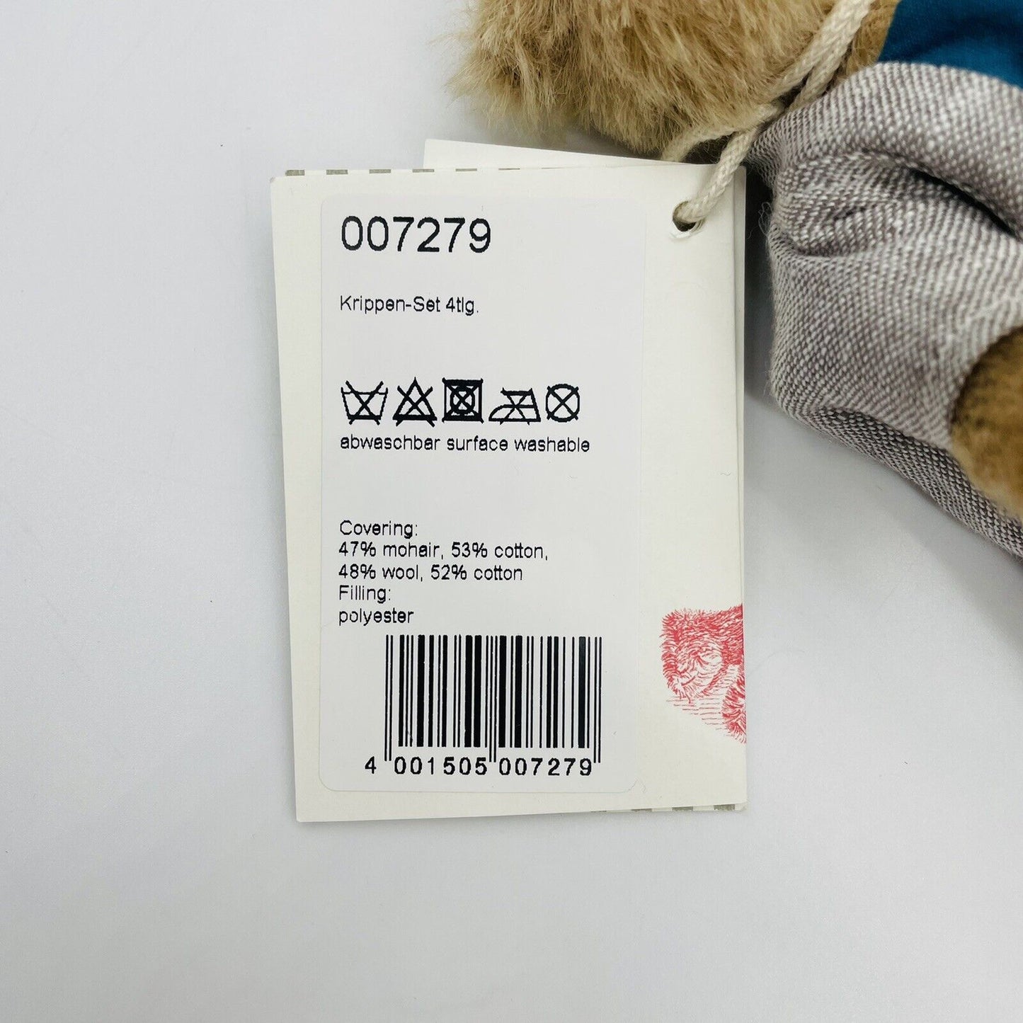 Steiff Krippenset 4-tlg. 007279 limitiert 1225 aus 2022 Mohair