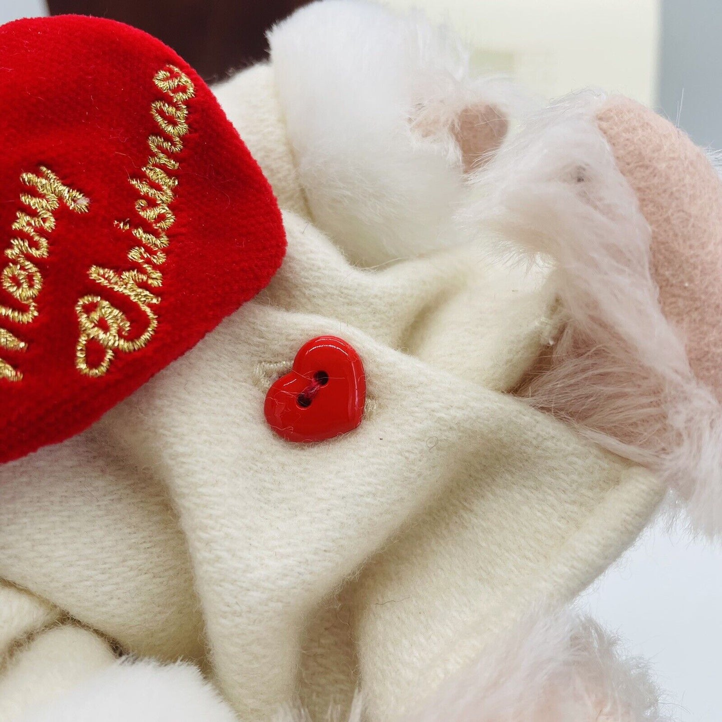 Steiff Teddybär Little Santa 2003 675843 limitiert 2000 aus 2003 20cm Mohair
