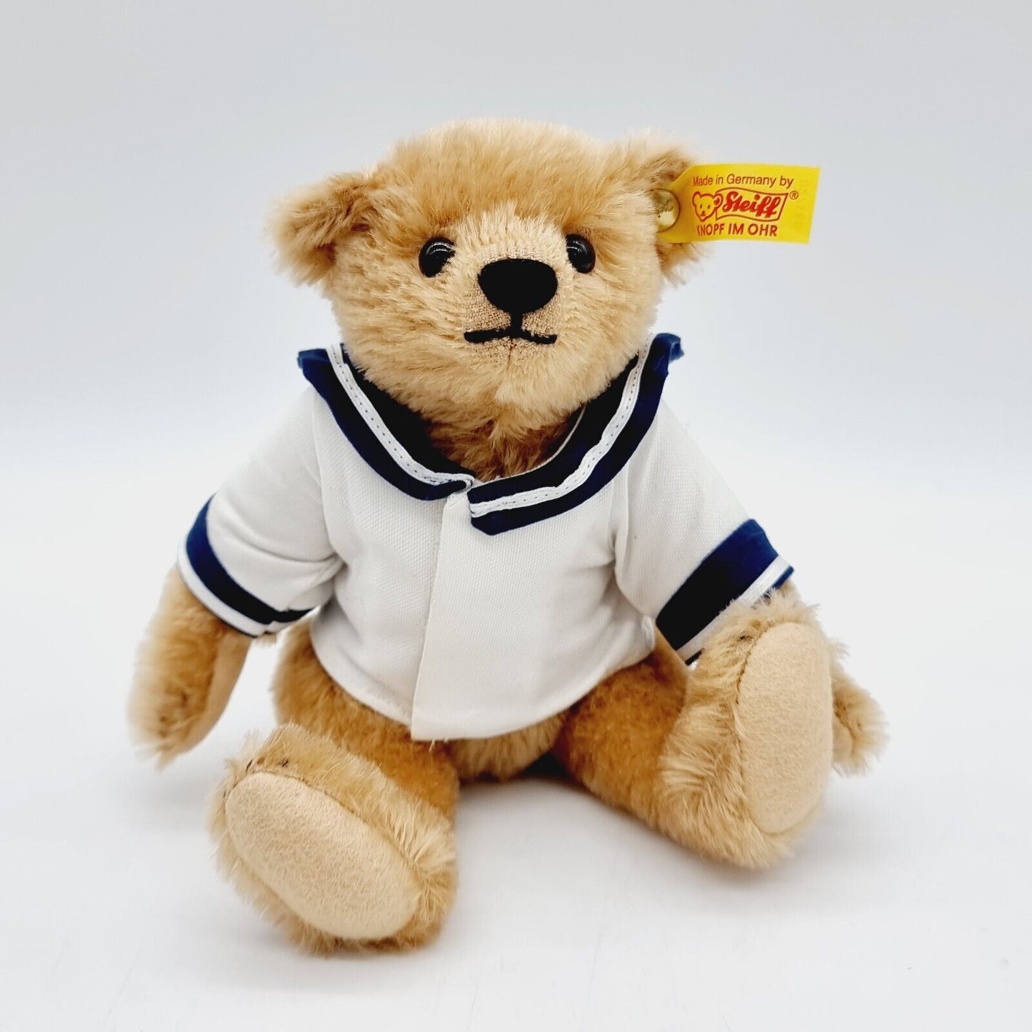 Steiff Sparset Matrosen Paar Andy 027185 und Amy 027192 Mohair 21cm