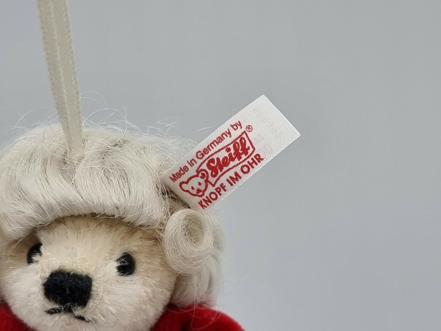 Steiff Teddybär Mozart Ornament 656392 9 cm Knopf Fahne limitiert auf 2006 Stk.
