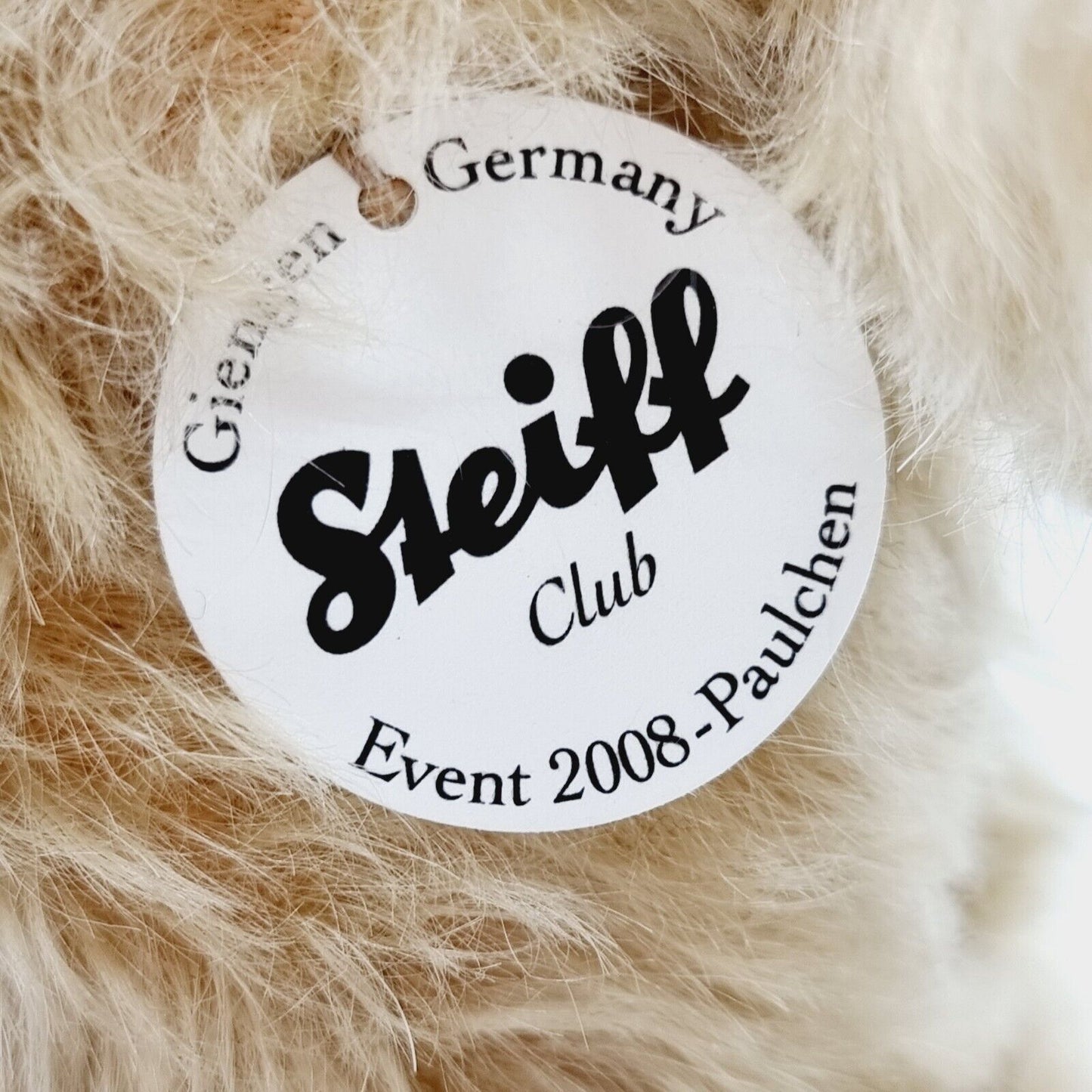 Steiff Event Teddybär Paulchen 420948 limitiert 2008 aus 2008 21cm Mohair