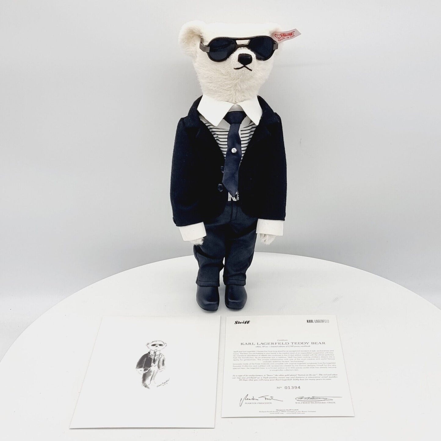 Steiff 657726 Teddybär Karl Lagerfeld limitiert 2500 40 cm Alpaca