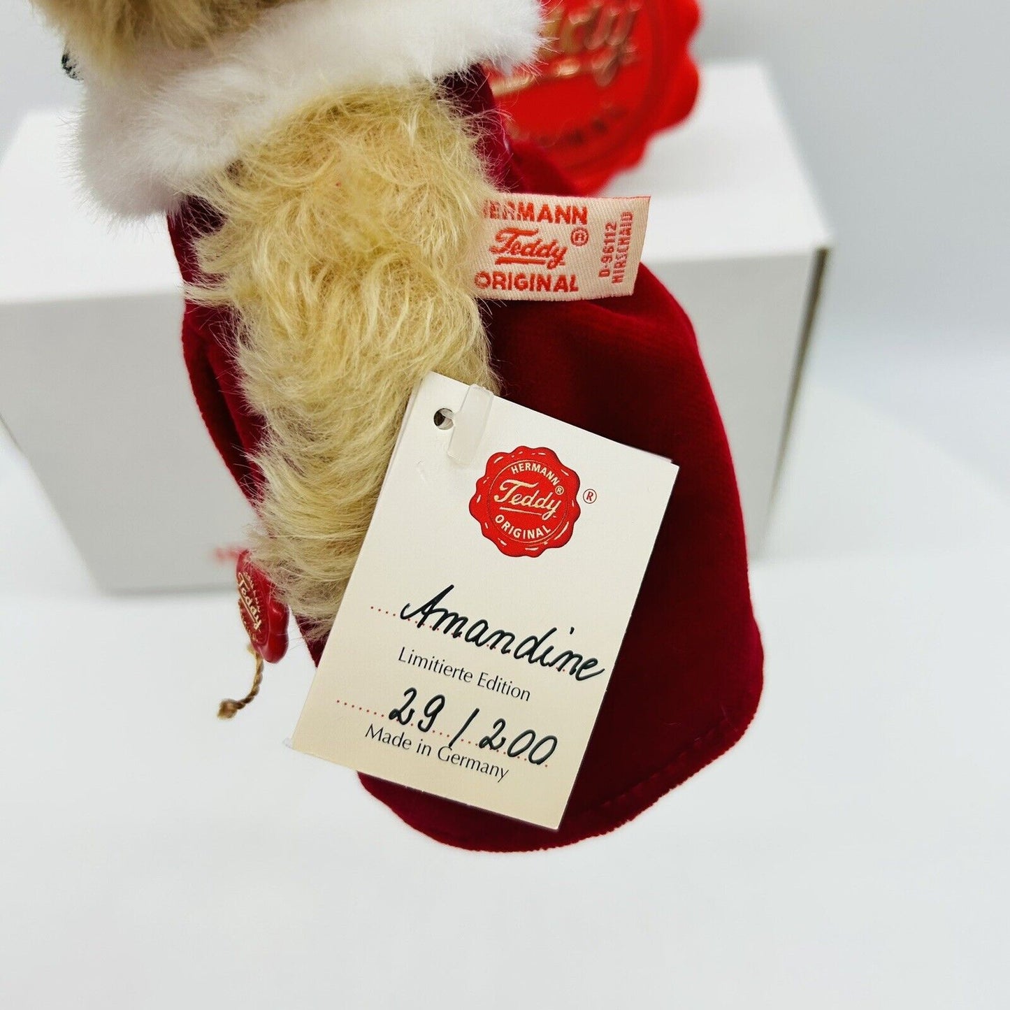 Hermann Teddy 148302 Teddybär Amandine limitiert 200 aus 2023 24 cm Mohair