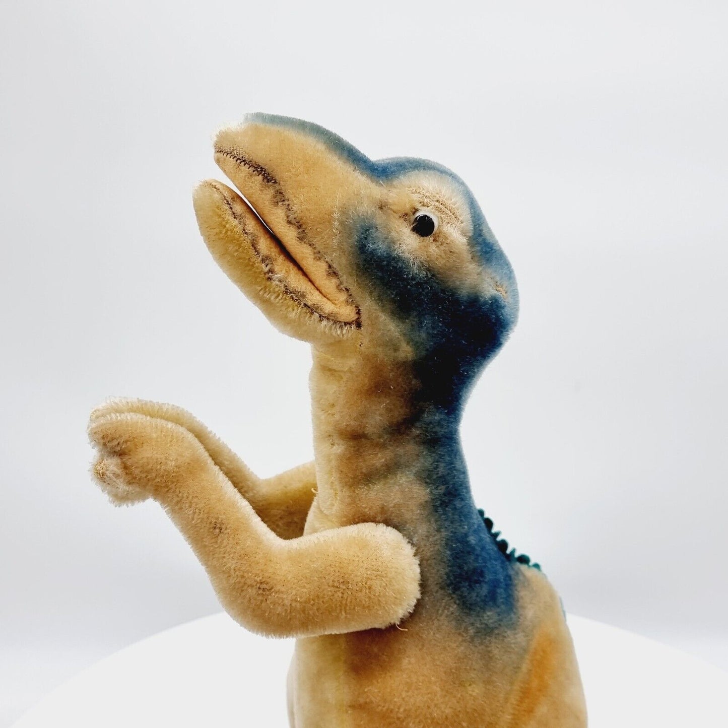 Steiff Tysus T-Rex 4345 45 cm 1958 - 1959 Mohair Sammler Firma Loucap USA