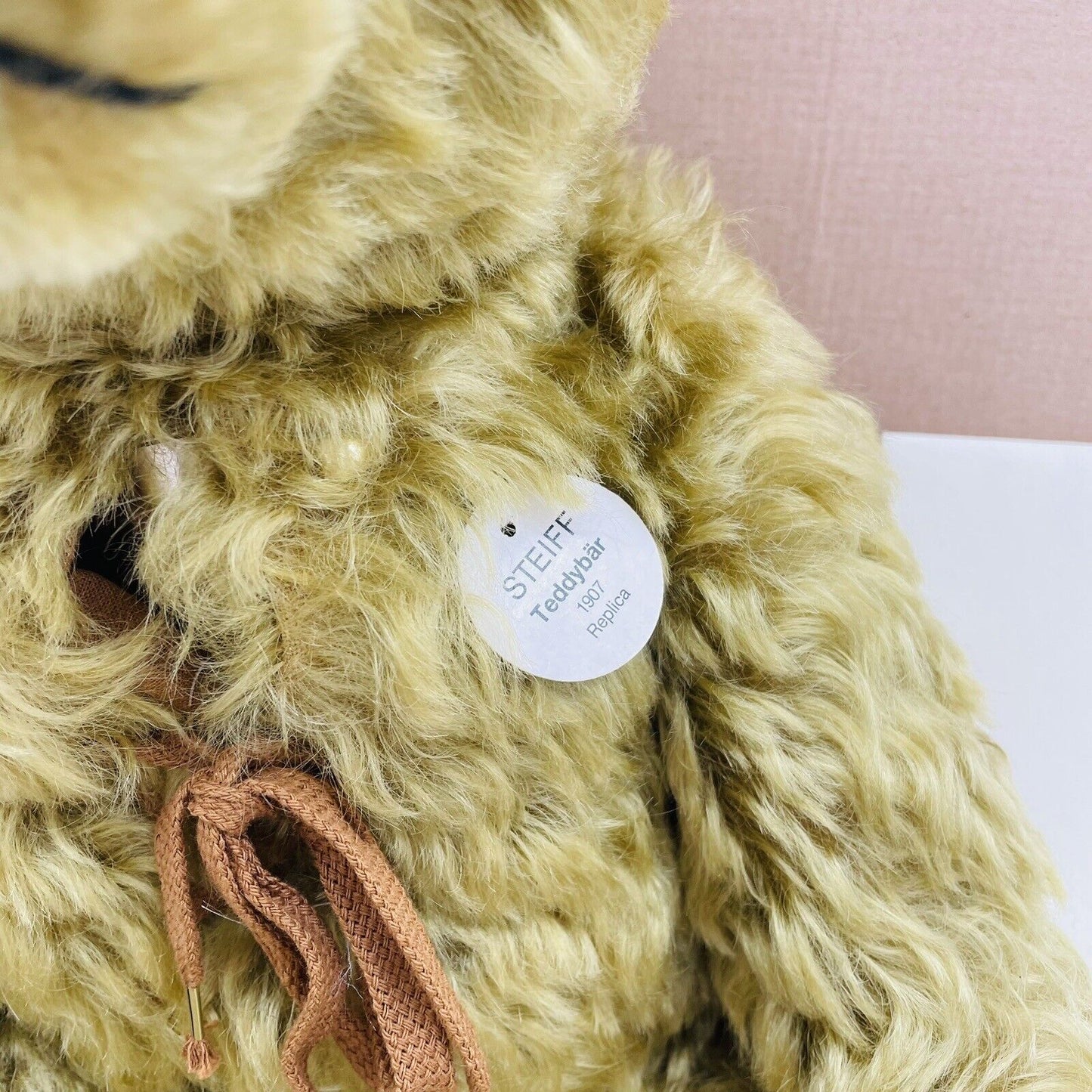 Steiff Teddybär mit Wärmflasche 406621 limitiert 3000 aus 2001 50cm Mohair