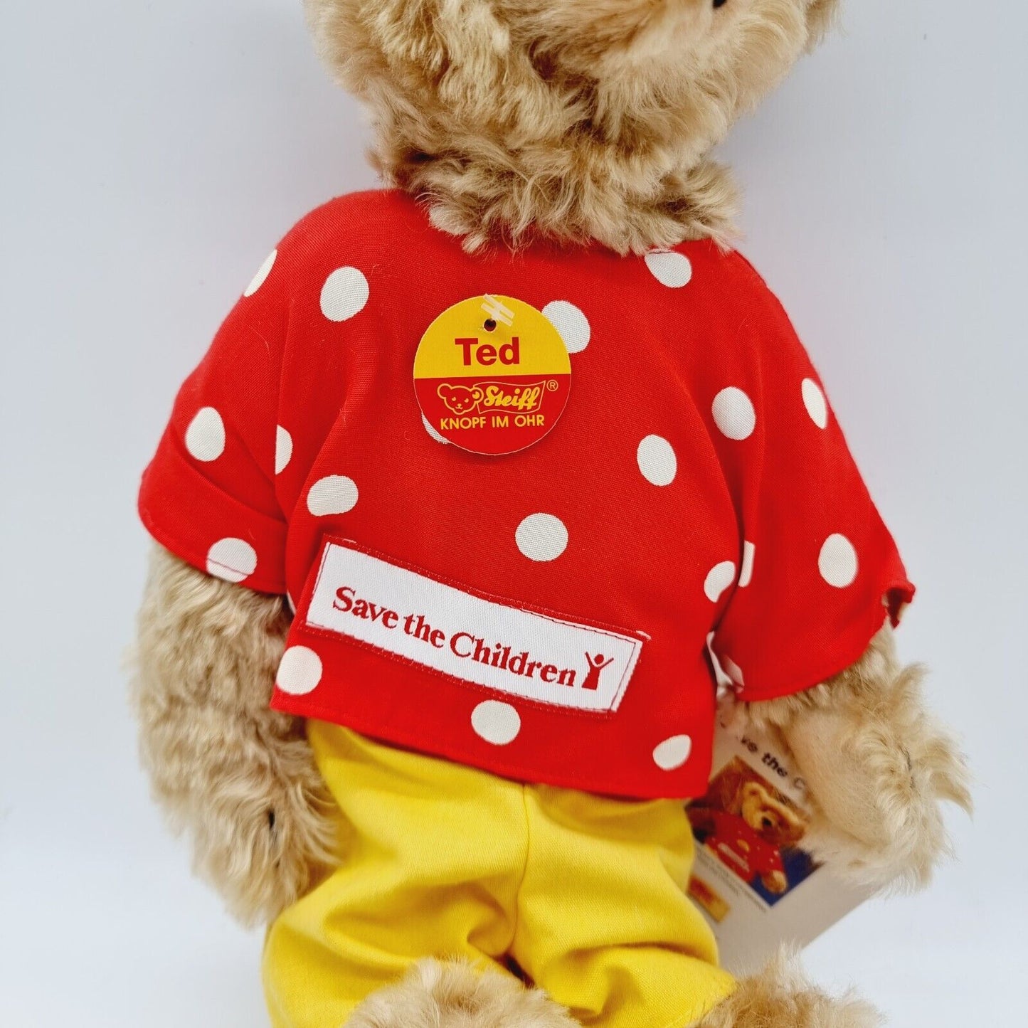 Steiff Teddybär Save the Children 1996 Teddybär 32 cm mit Stimme limitiert 3000