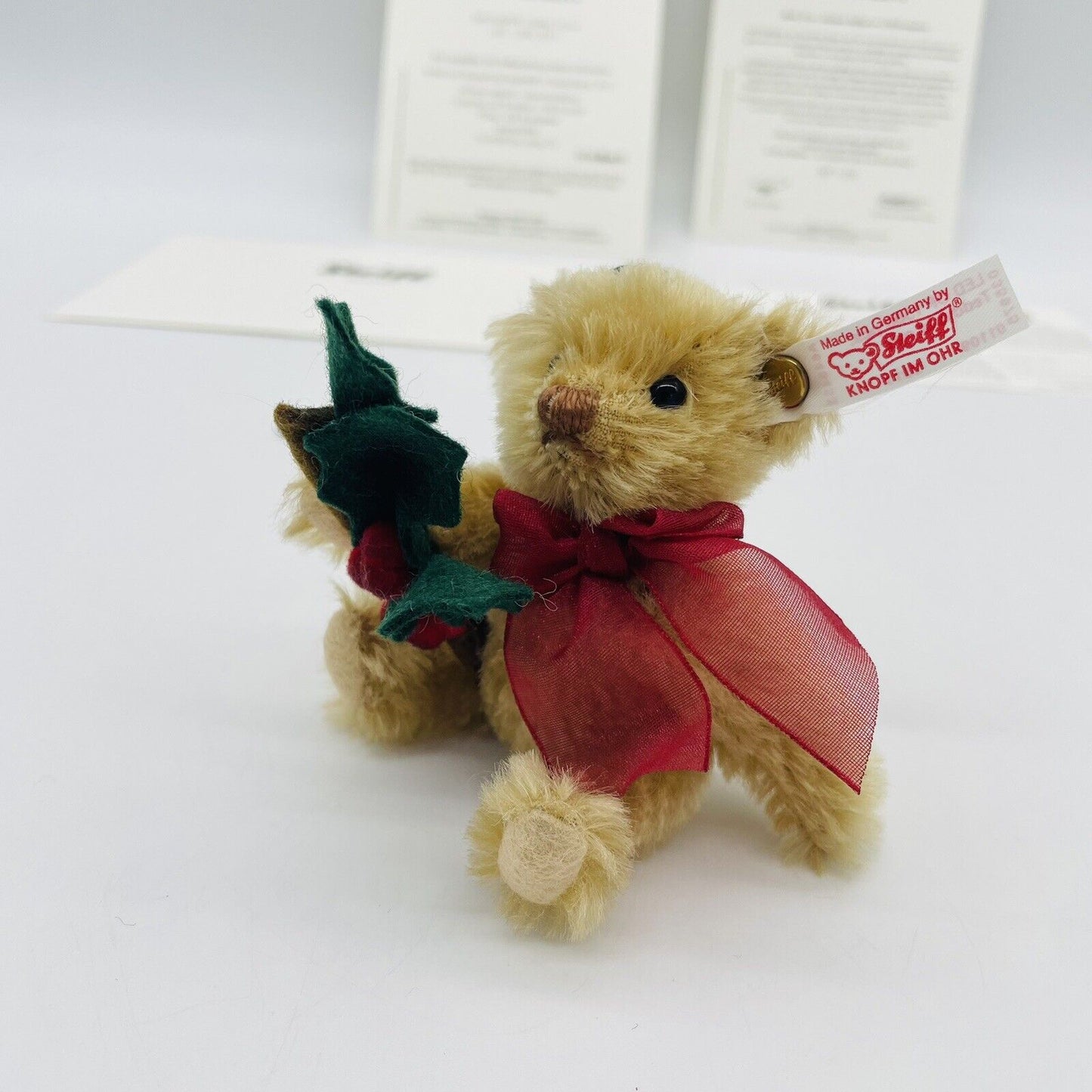 Steiff Teddybär Ilex Ornament 035975 limitiert 1500 aus 2011 10cm