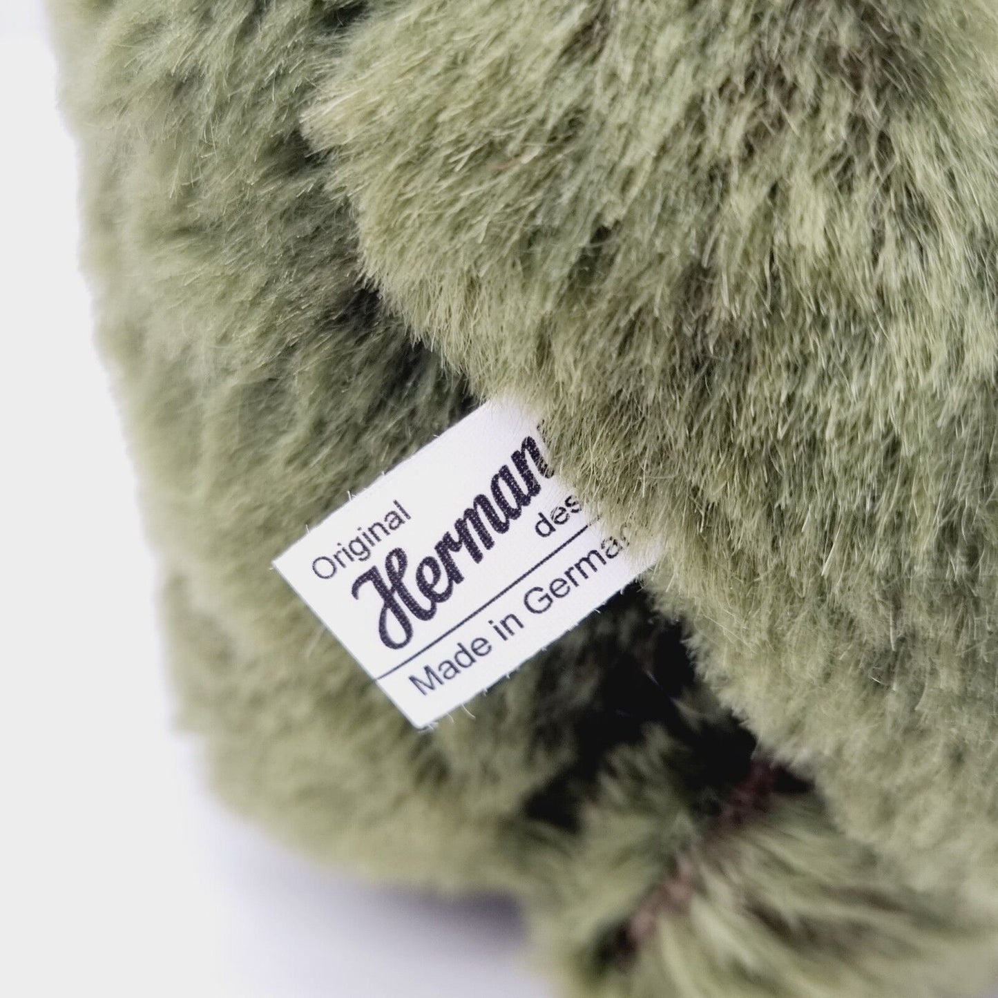Hermann Coburg Teddybär Mein grüner Hermann limitiert 6 23 cm Mohair