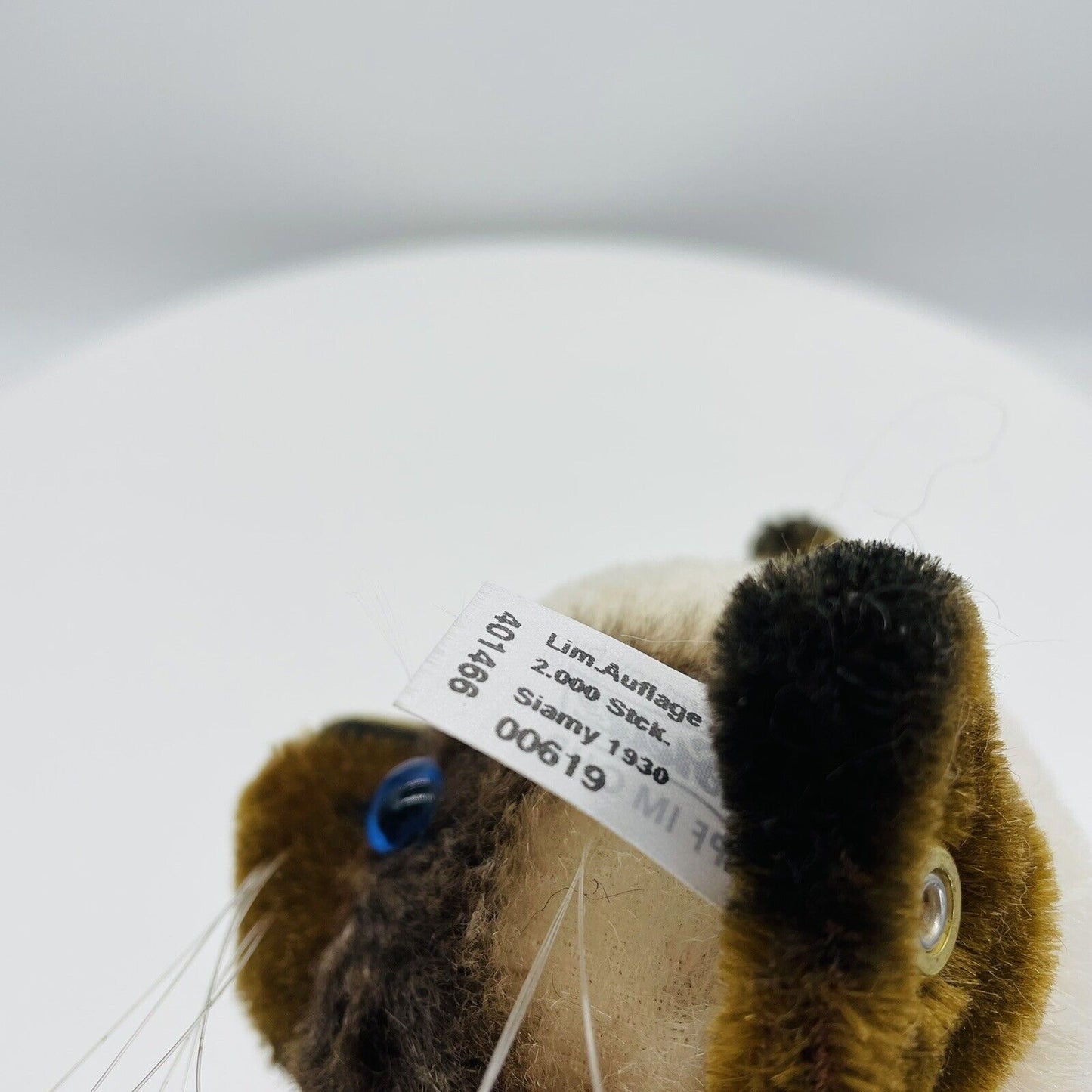 Steiff Siamy Katze Replica 1930 401466 limitiert 2000 aus 2006 22cm Mohair