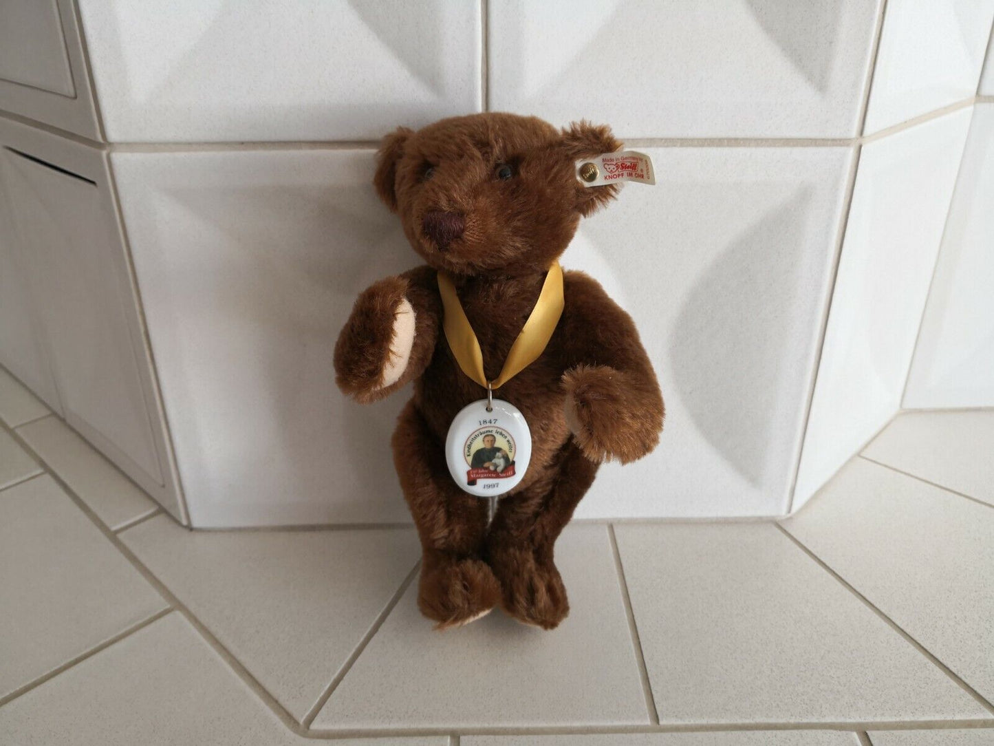 Steiff Geburtstagsteddy 670206 Teddy, 150 Jahre Margarete Steiff, limitiert