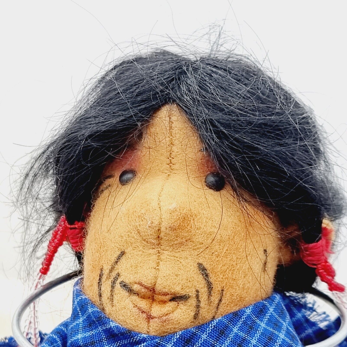 Steiff Filzpuppe Indianer mit Büffel 45 cm aus 1998 limitiert auf 750 411762