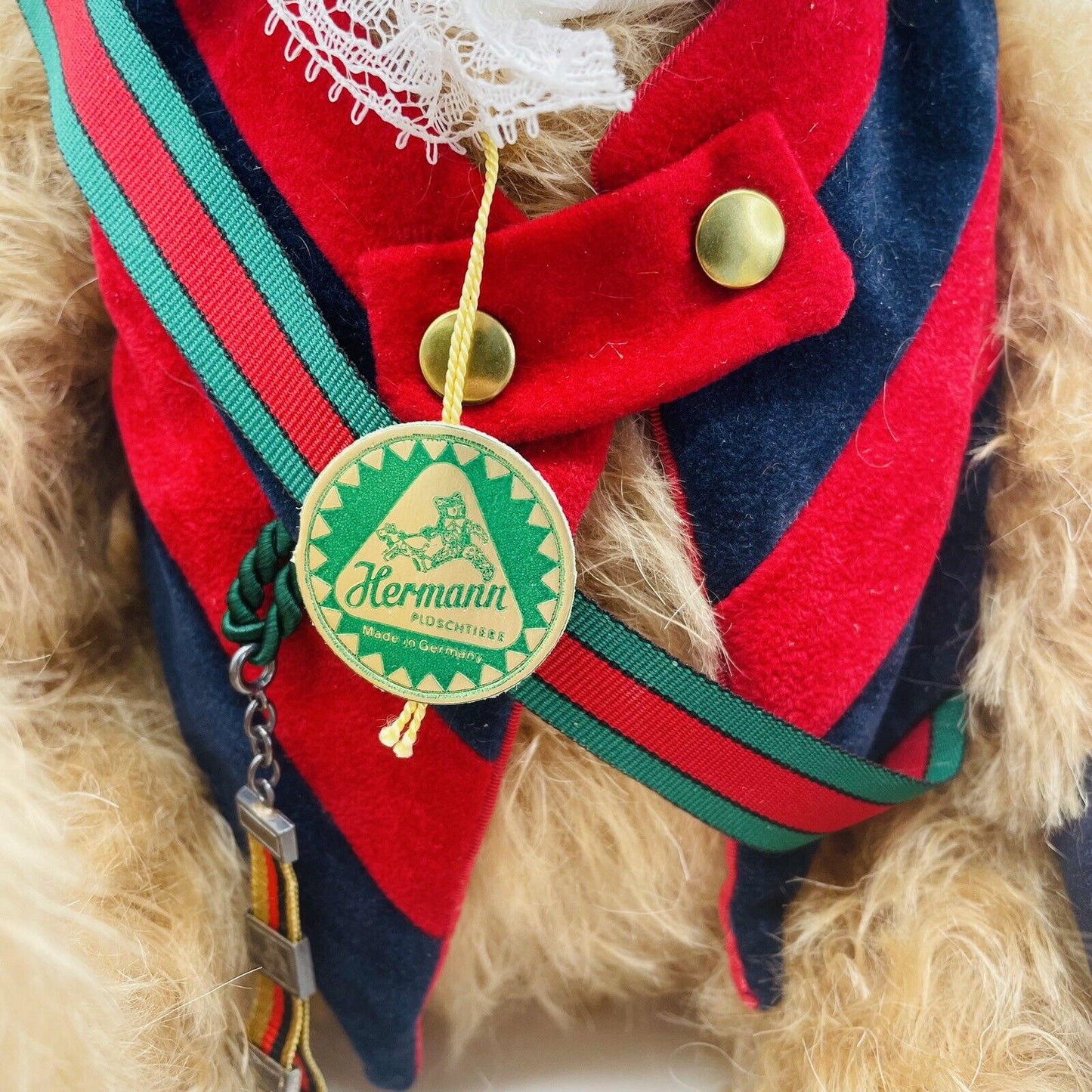 Hermann Coburg Teddybär Old Heidelberg limitiert 2000 aus 1996 Mohair
