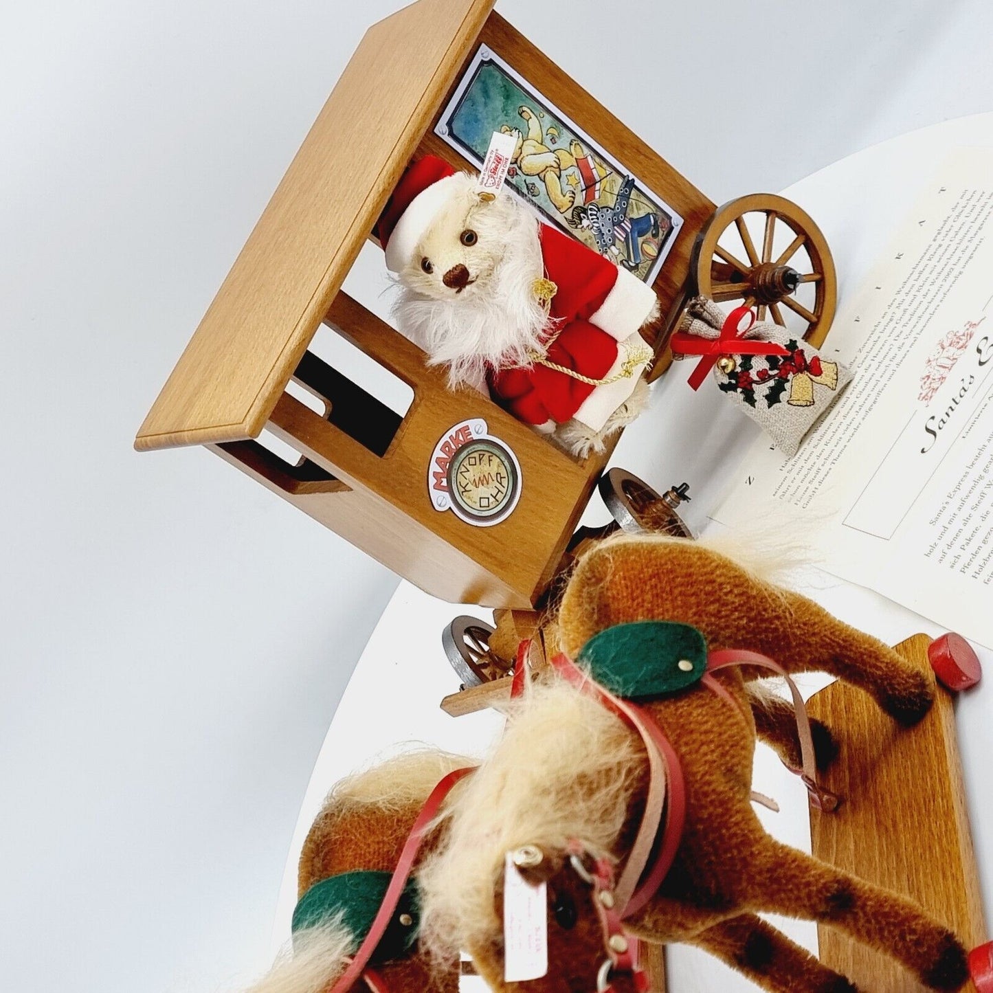 Steiff 037986 Santa's Express limitiert 2002 aus 2002 Mohair