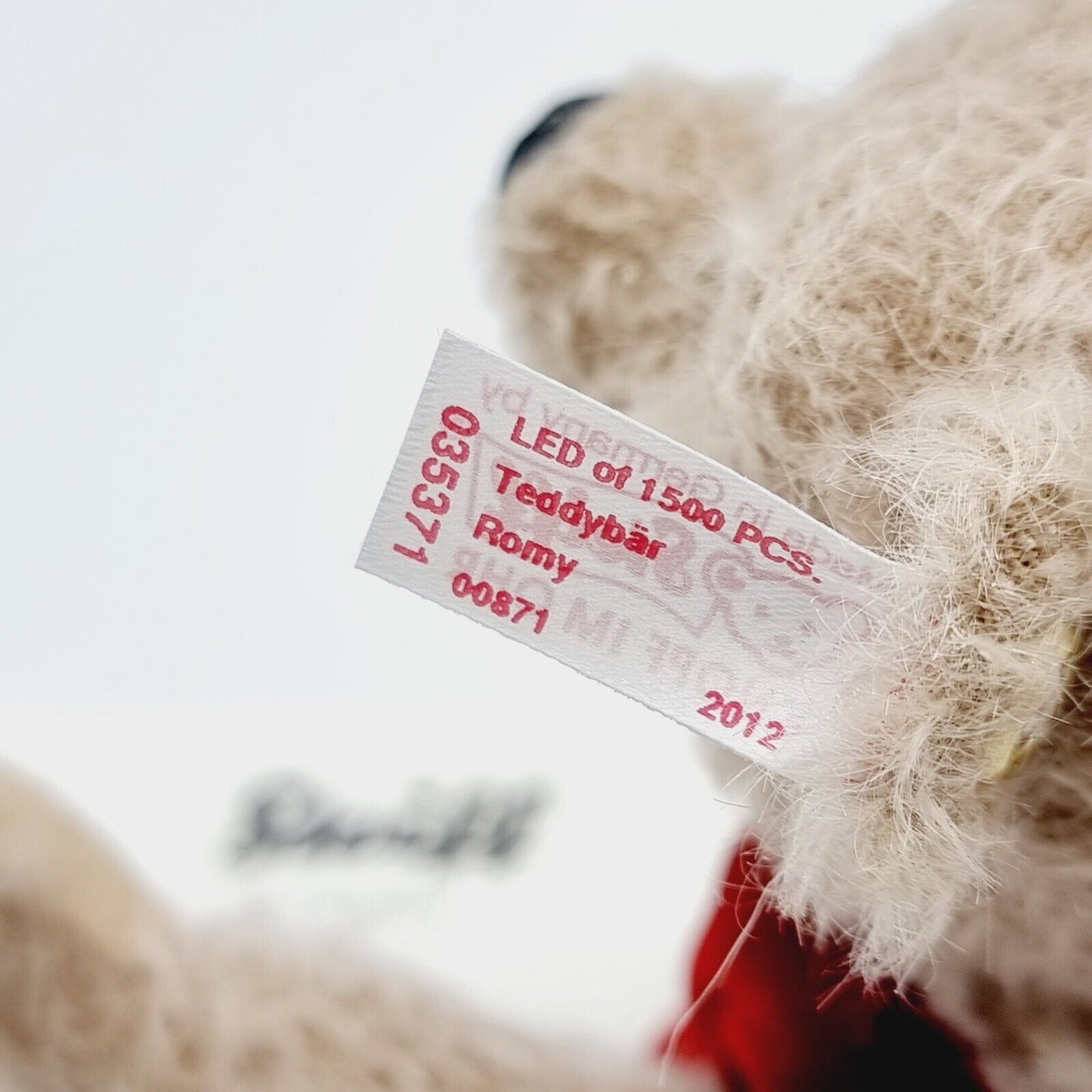 Steiff Teddybär Romy 035371 limitiert 25 cm 2012 Zertifikat
