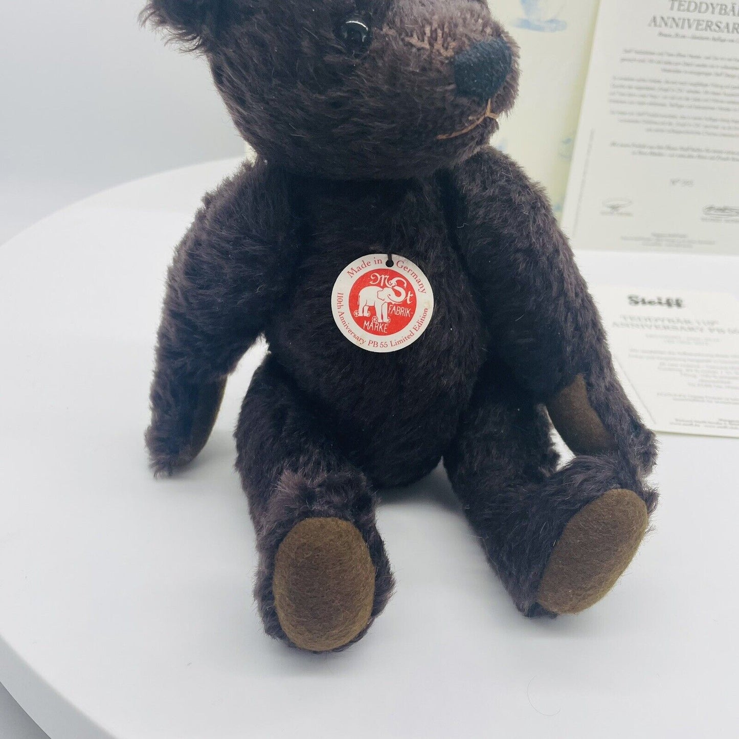 Steiff Teddybär 110th Anniversary PB 55 036293 limitiert 1902 aus 2012 26cm