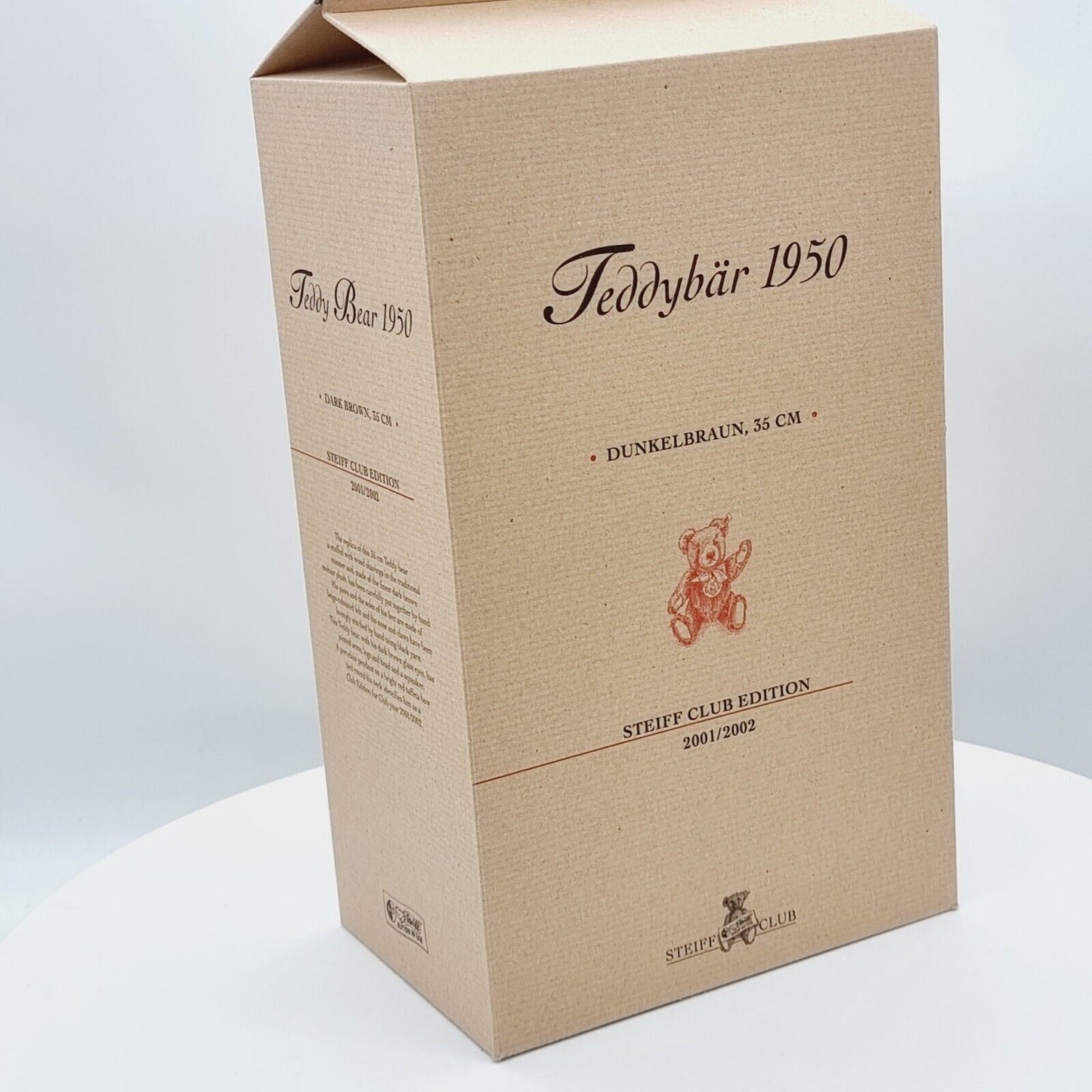 Steiff Teddybär 1950 35 cm dunkelbraun aus 2001 420245